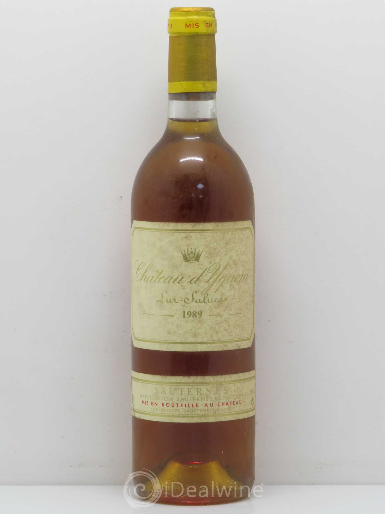 Château d' Yquem 1er Cru Classé Supérieur 1989 - Lot de 1 bouteille - 0