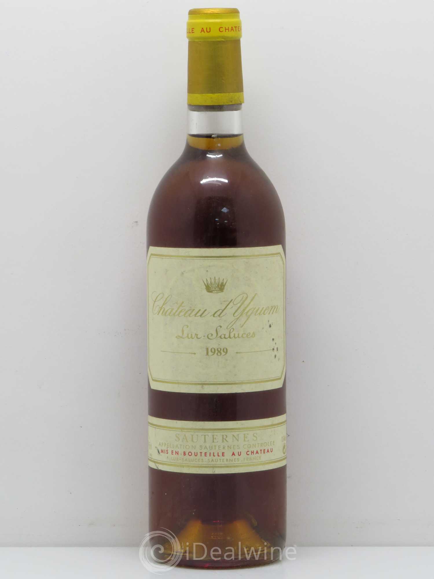 Château d' Yquem 1er Cru Classé Supérieur 1989 - Lotto di 1 bottiglia - 0