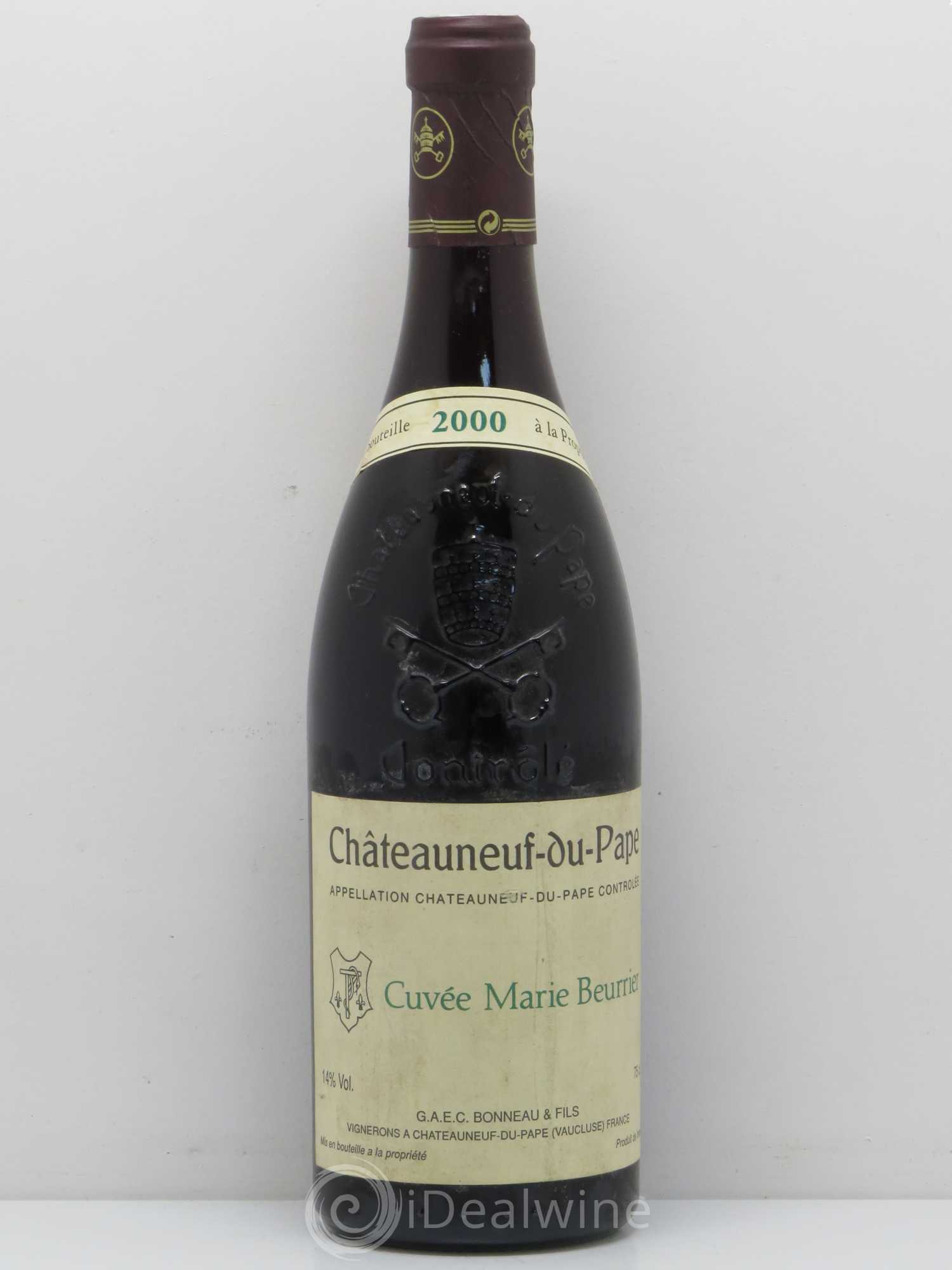Châteauneuf-du-Pape Marie Beurrier Henri Bonneau & Fils 2000 - Lot de 1 bouteille - 0