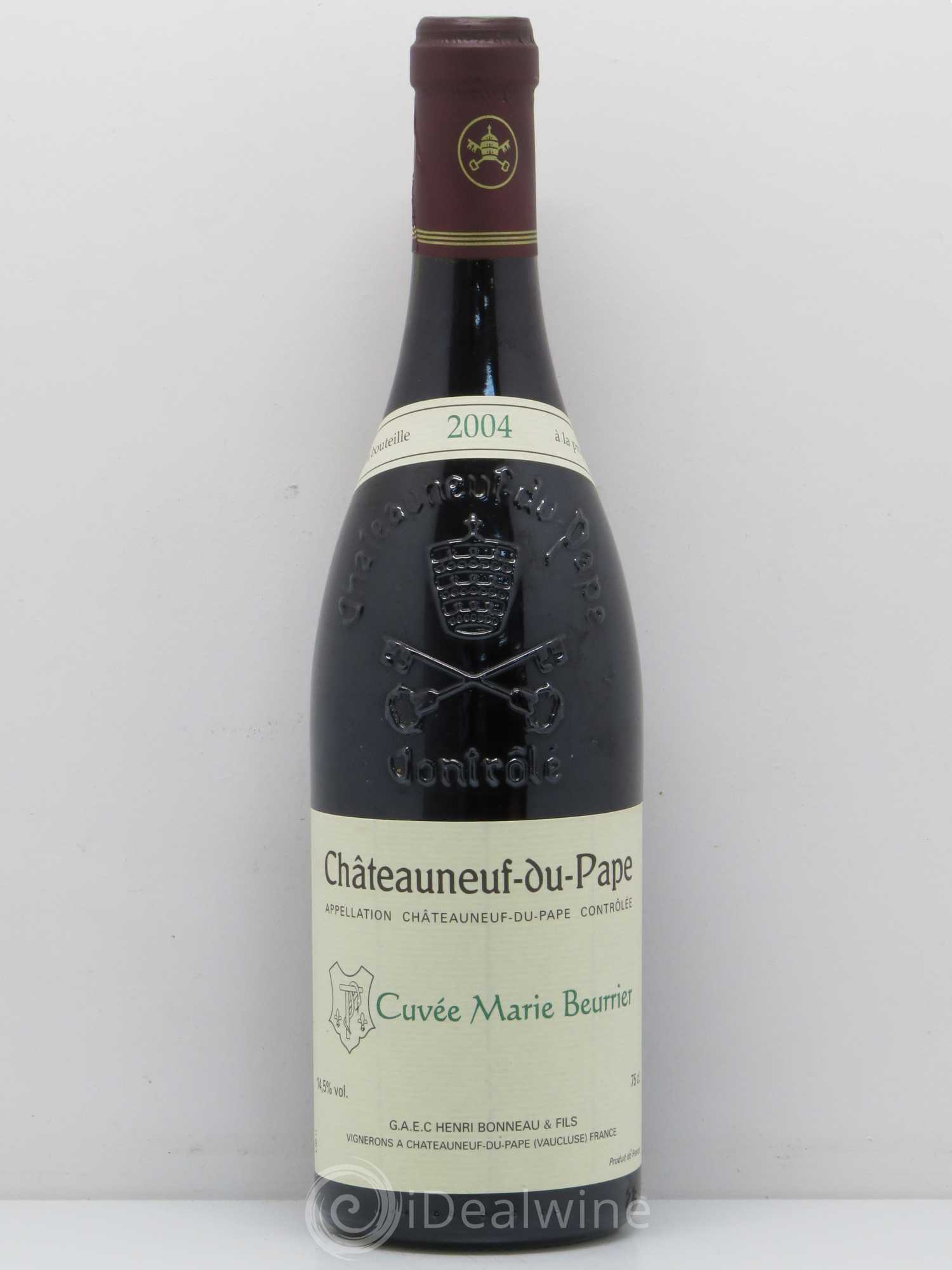 Châteauneuf-du-Pape Marie Beurrier Henri Bonneau & Fils 2004 - Lot de 1 bouteille - 0
