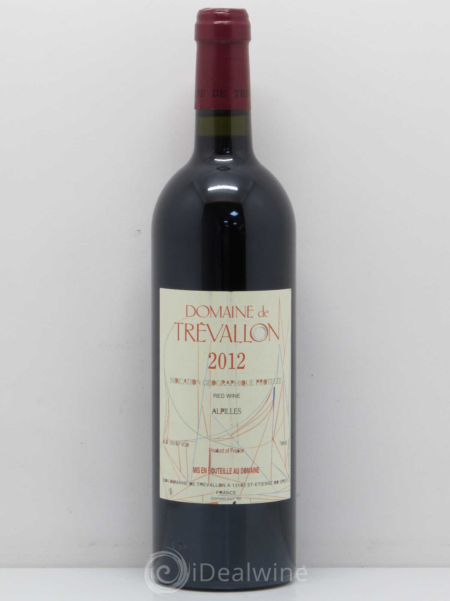 Coteaux d'Aix-en-Provence Trévallon (Domaine de) Eloi Dürrbach 2012 - Lot de 1 bouteille - 0