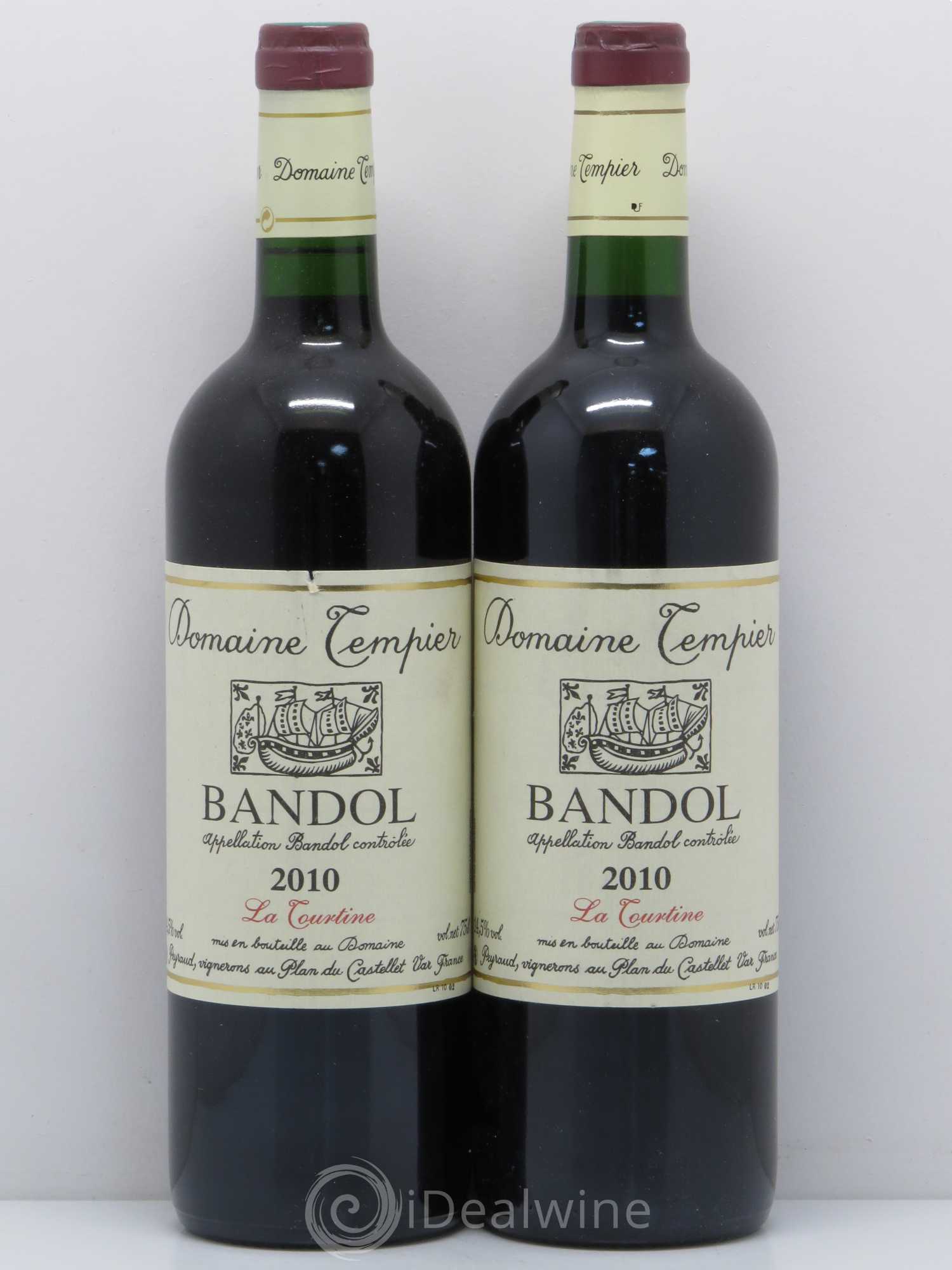 Bandol Domaine Tempier La Tourtine Famille Peyraud 2010 - Lot de 2 bouteilles - 0