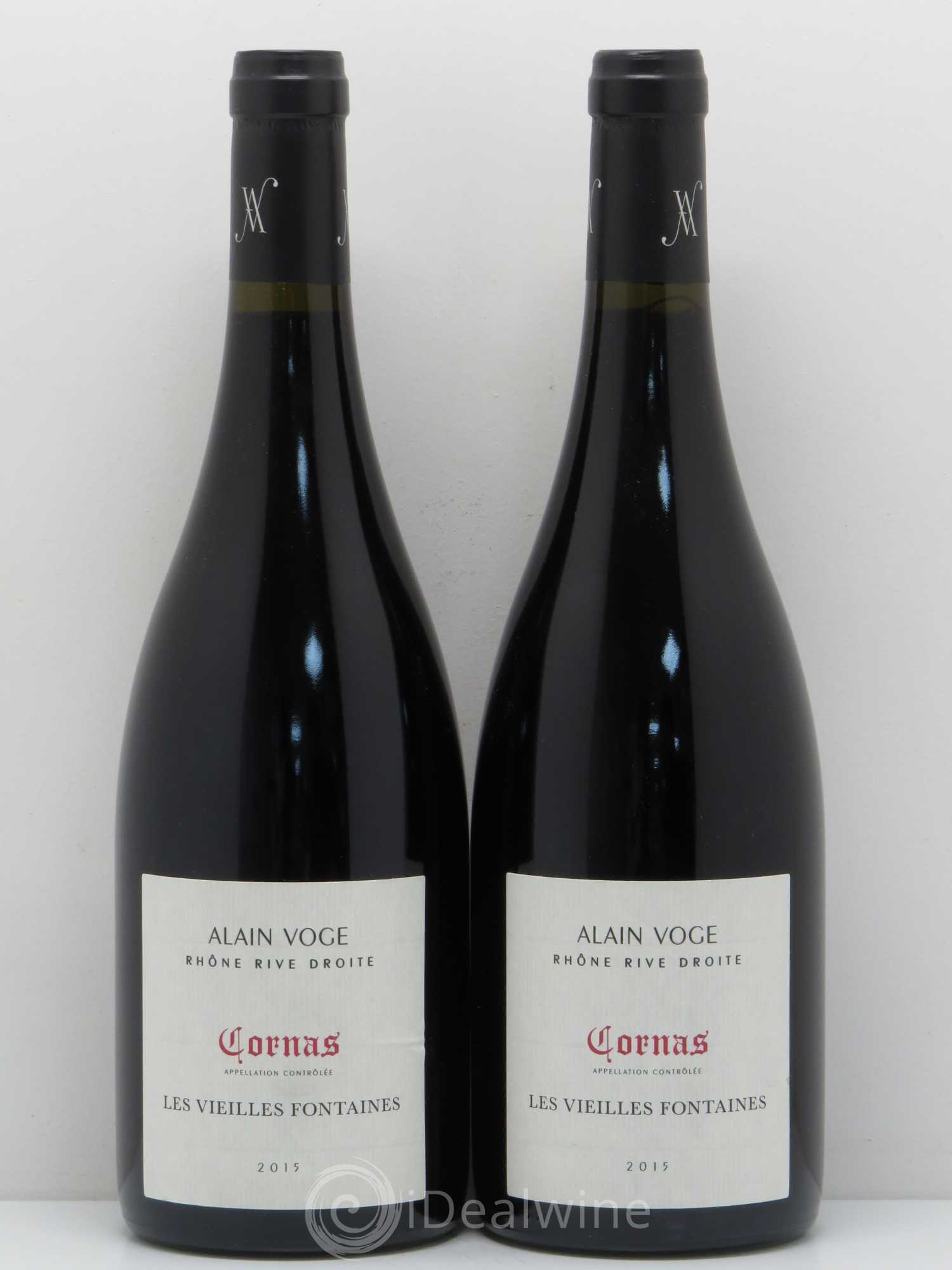 Cornas Les Vieilles Fontaines Alain Voge (Domaine) 2015 - Lot de 2 bouteilles - 0