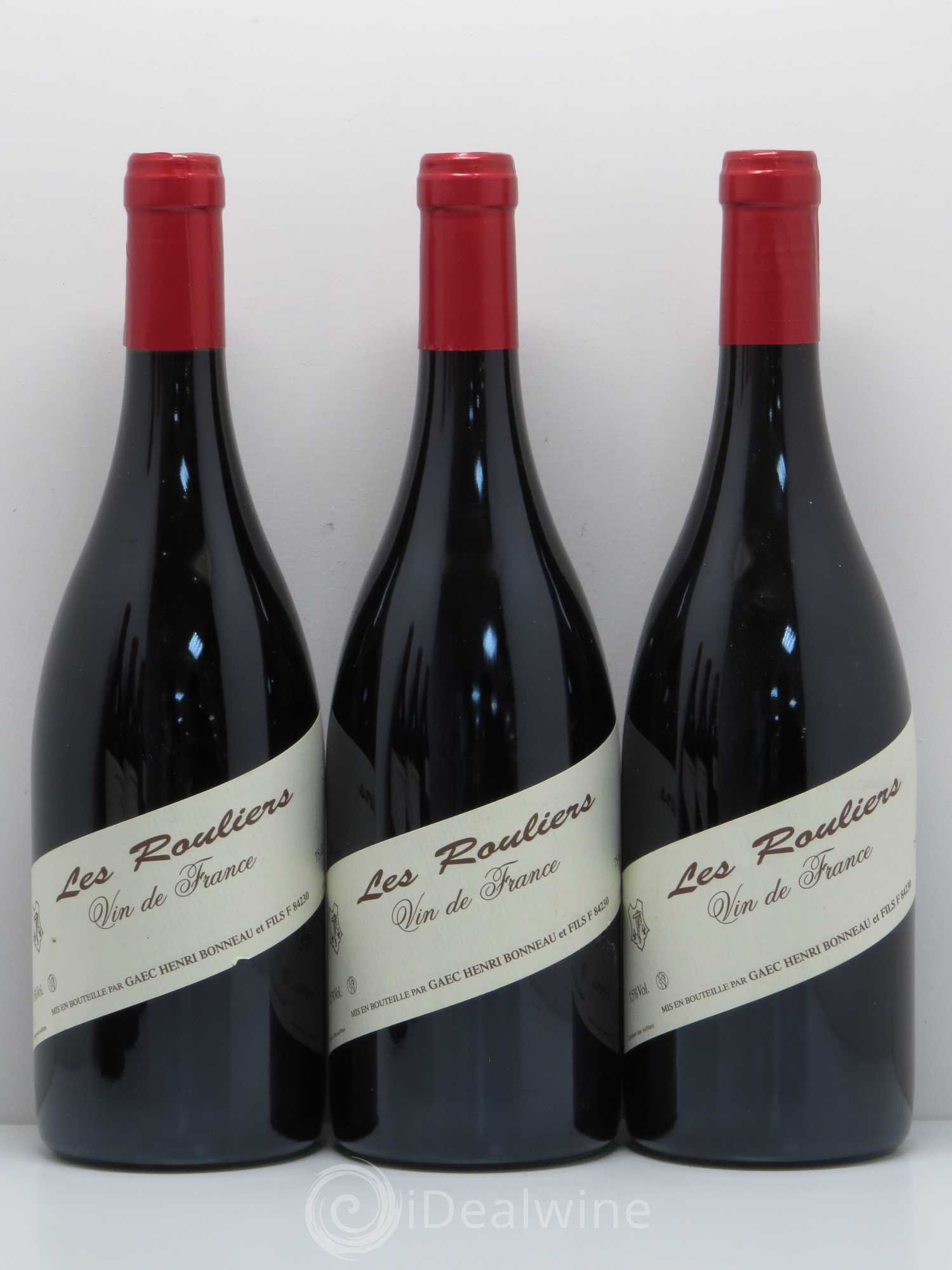 Vin de France Les Rouliers Henri Bonneau & Fils Vendanges 2009 et 2010 - Lot de 6 bouteilles - 1