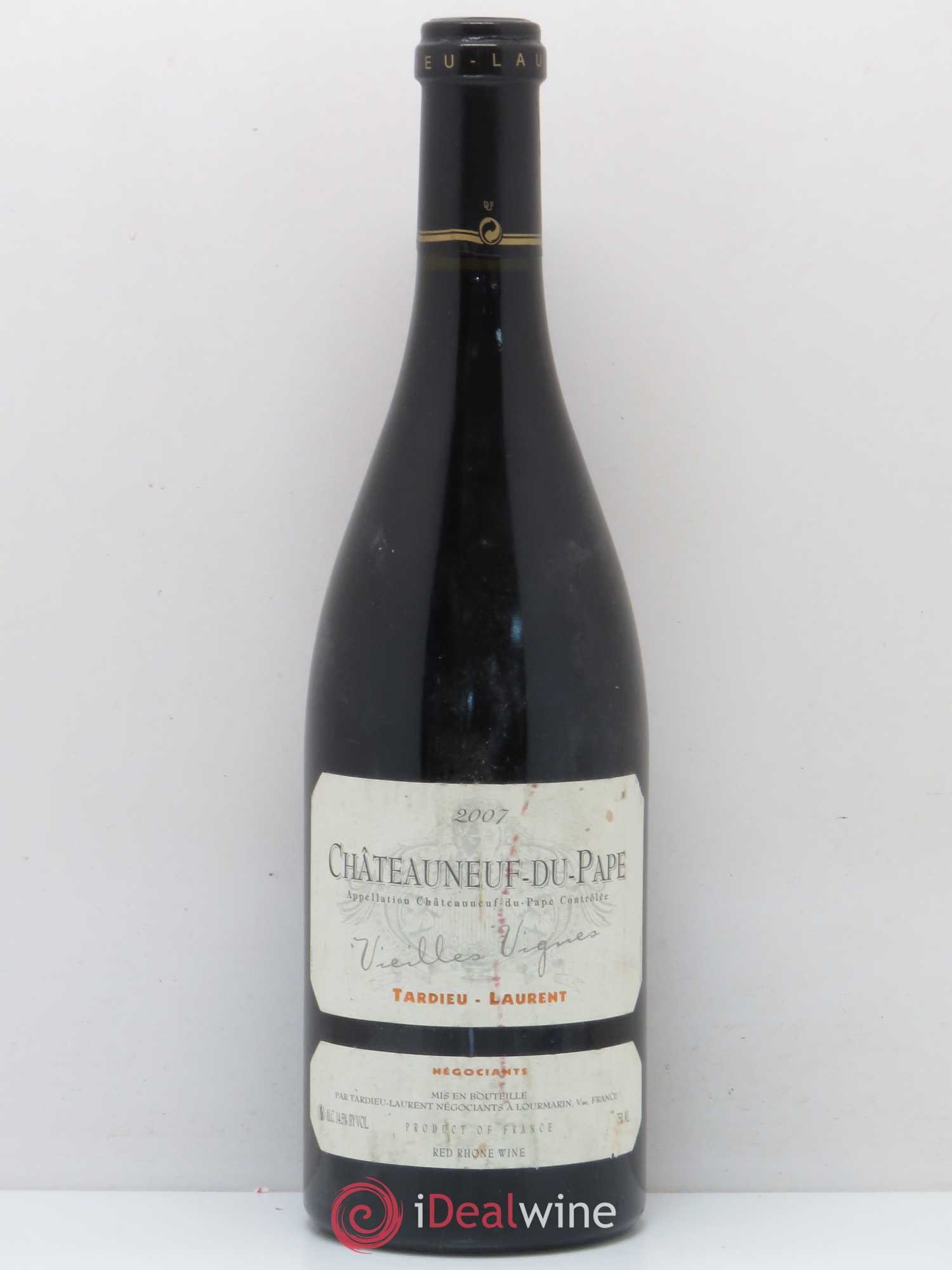 Châteauneuf-du-Pape Tardieu-Laurent Vieilles vignes Famille Tardieu 2007 - Lot de 1 bouteille - 0