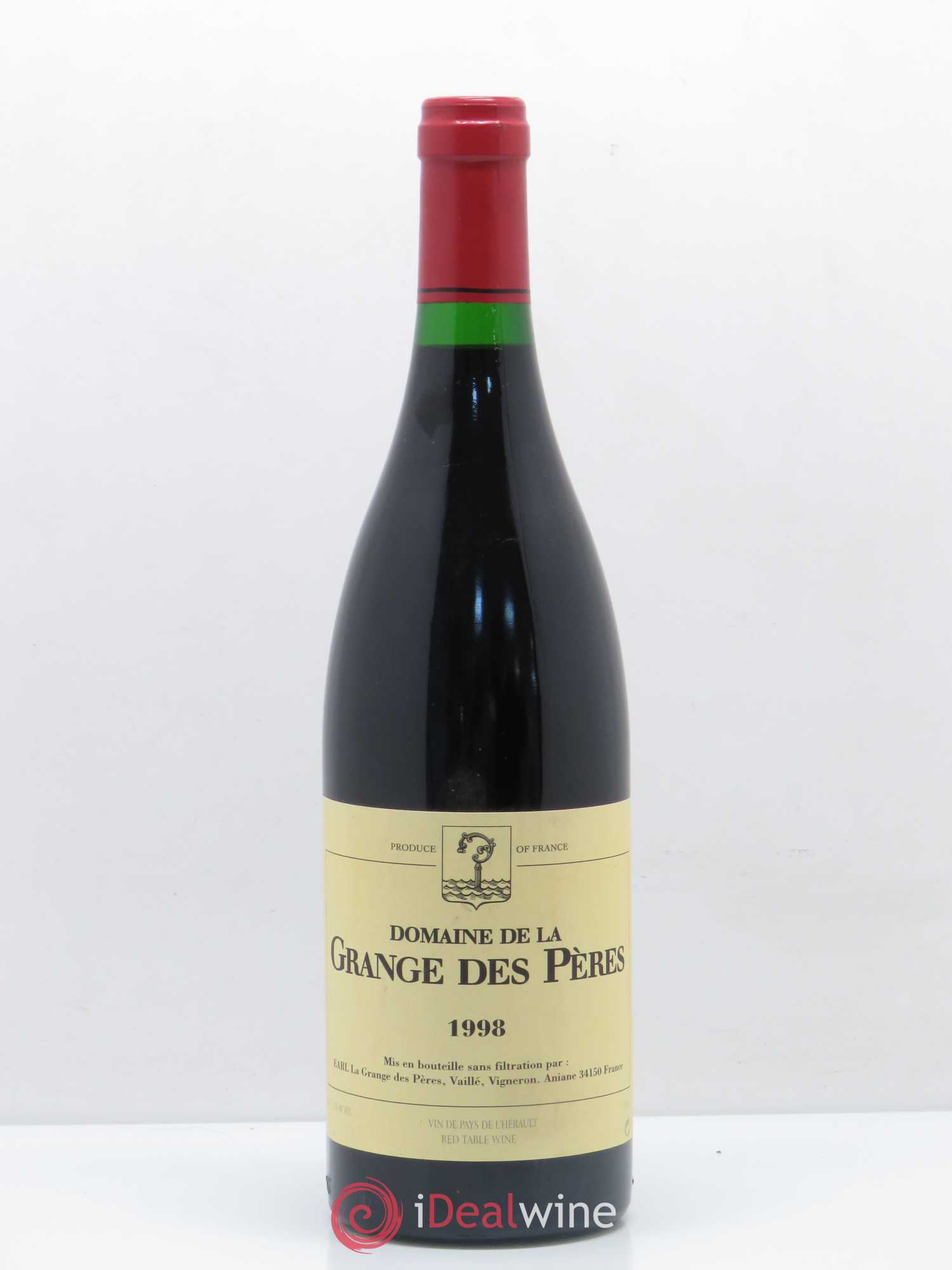 Pays d'Hérault Grange des Pères Laurent Vaillé 1998 - Lot de 1 bouteille - 0
