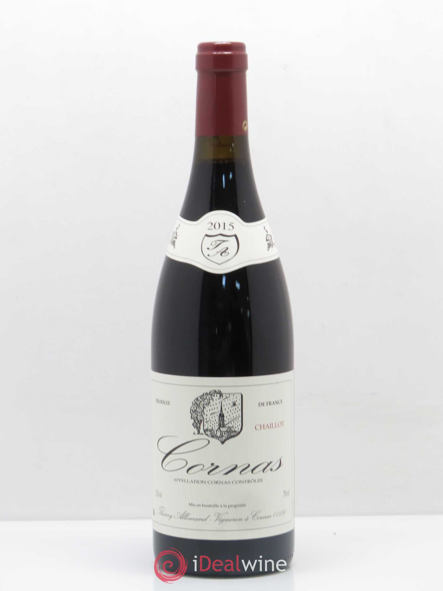 Cornas Chaillot Thierry Allemand 2015 - Lot de 1 bouteille - 0