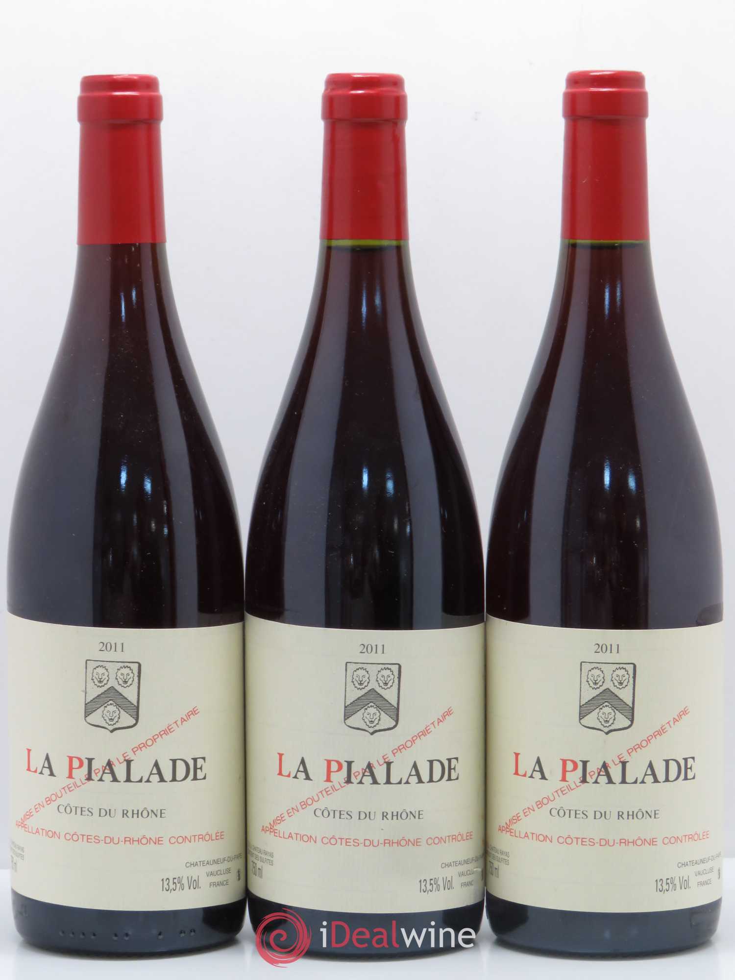 Côtes-du-Rhône La Pialade Emmanuel Reynaud 2011 - Lot de 3 bouteilles - 0