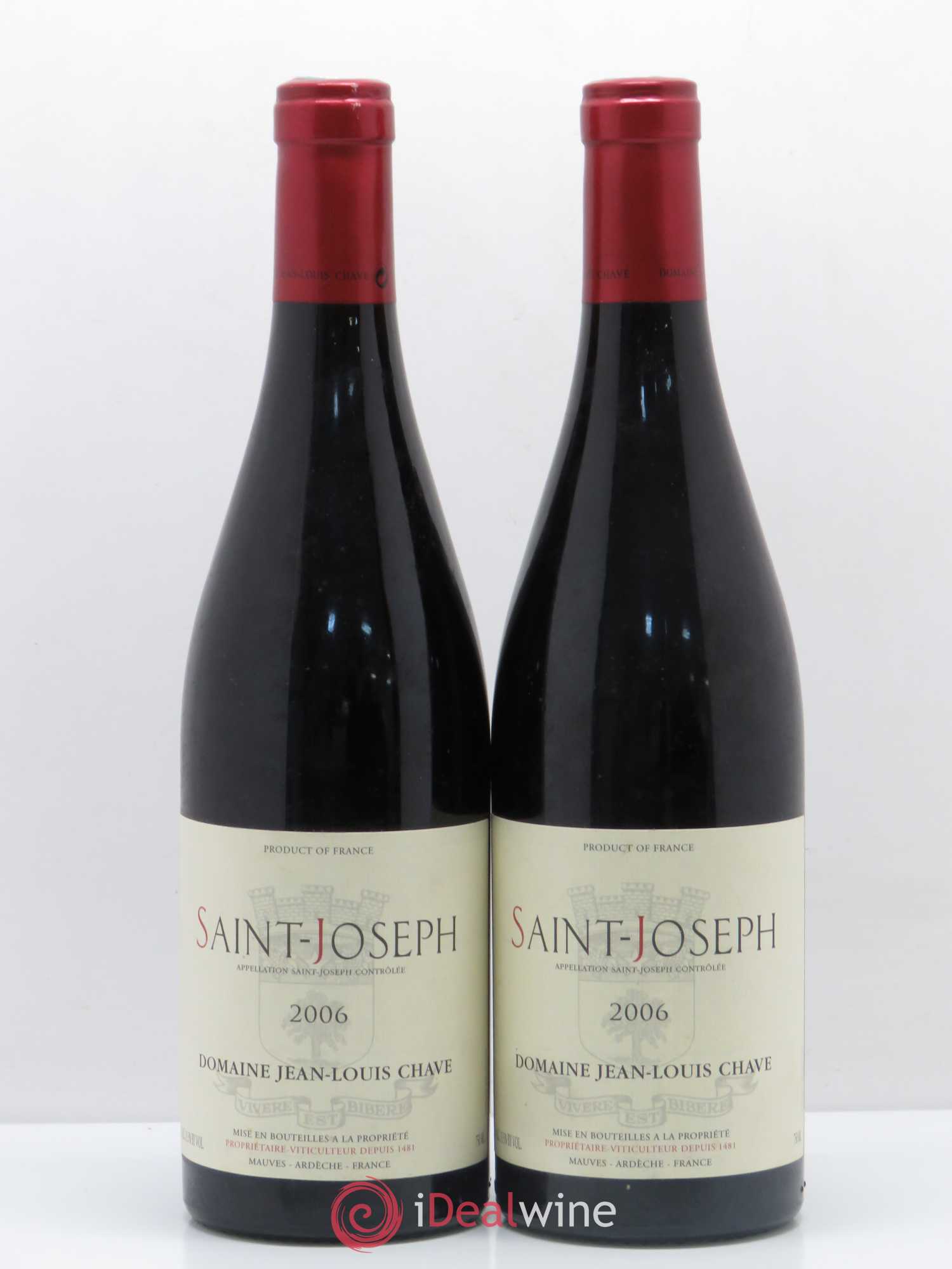 Saint-Joseph Jean-Louis Chave 2006 - Lot de 2 bouteilles - 0