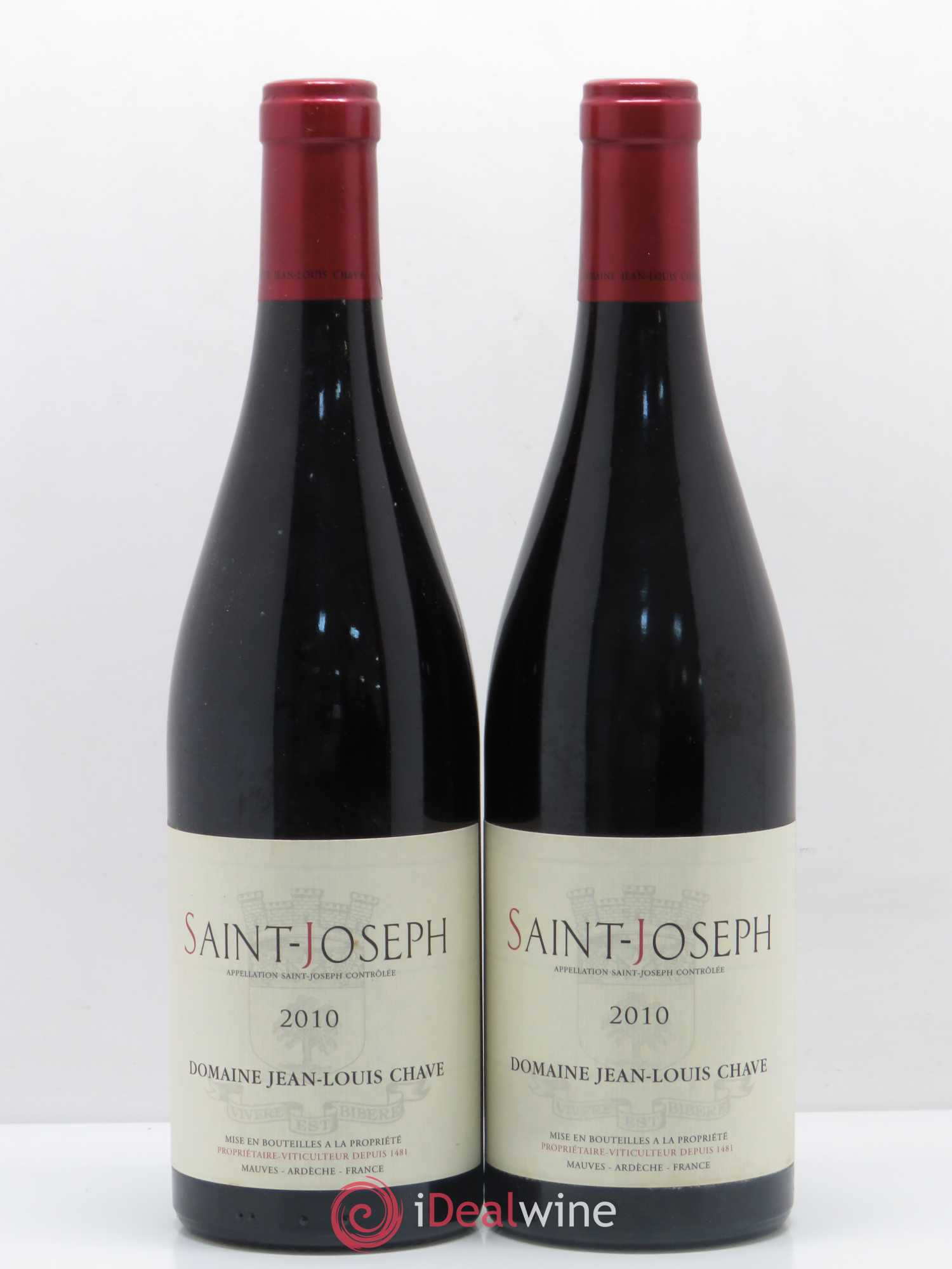 Saint-Joseph Jean-Louis Chave 2010 - Lot de 2 bouteilles - 0