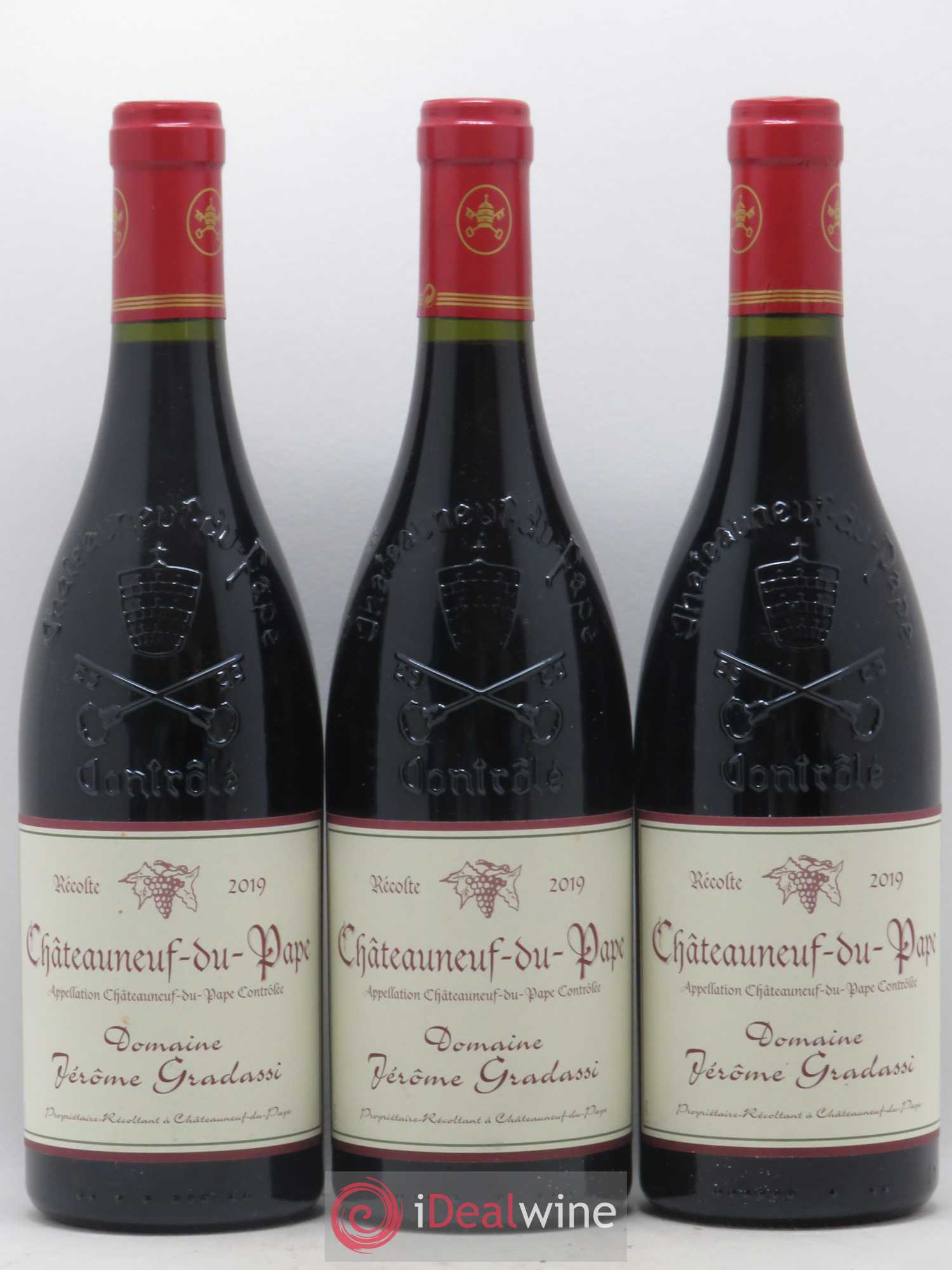 Châteauneuf-du-Pape Domaine Jerome Grassadi 2019 - Posten von 6 Flaschen - 1