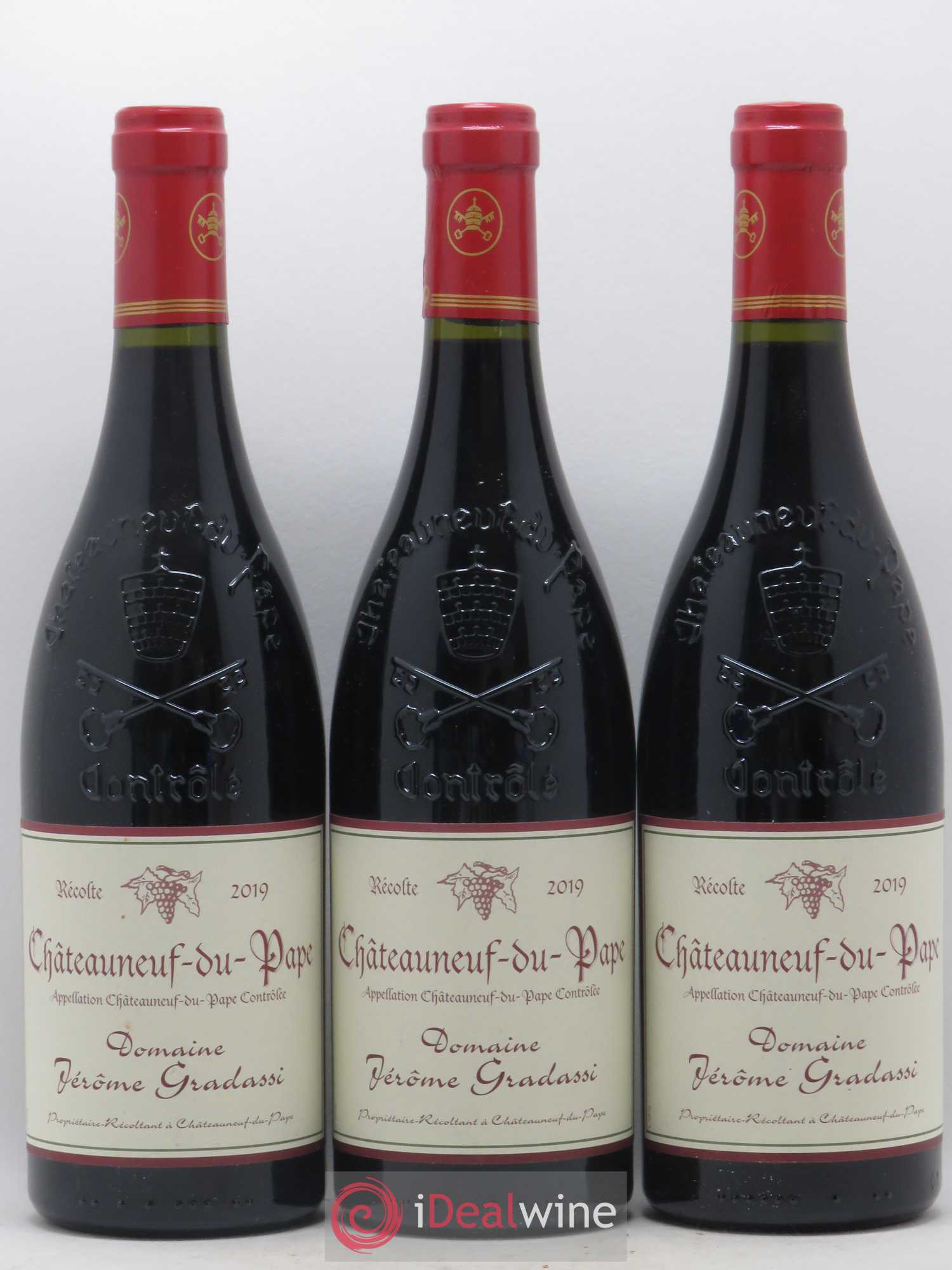 Châteauneuf-du-Pape Domaine Jerome Grassadi 2019 - Posten von 6 Flaschen - 2