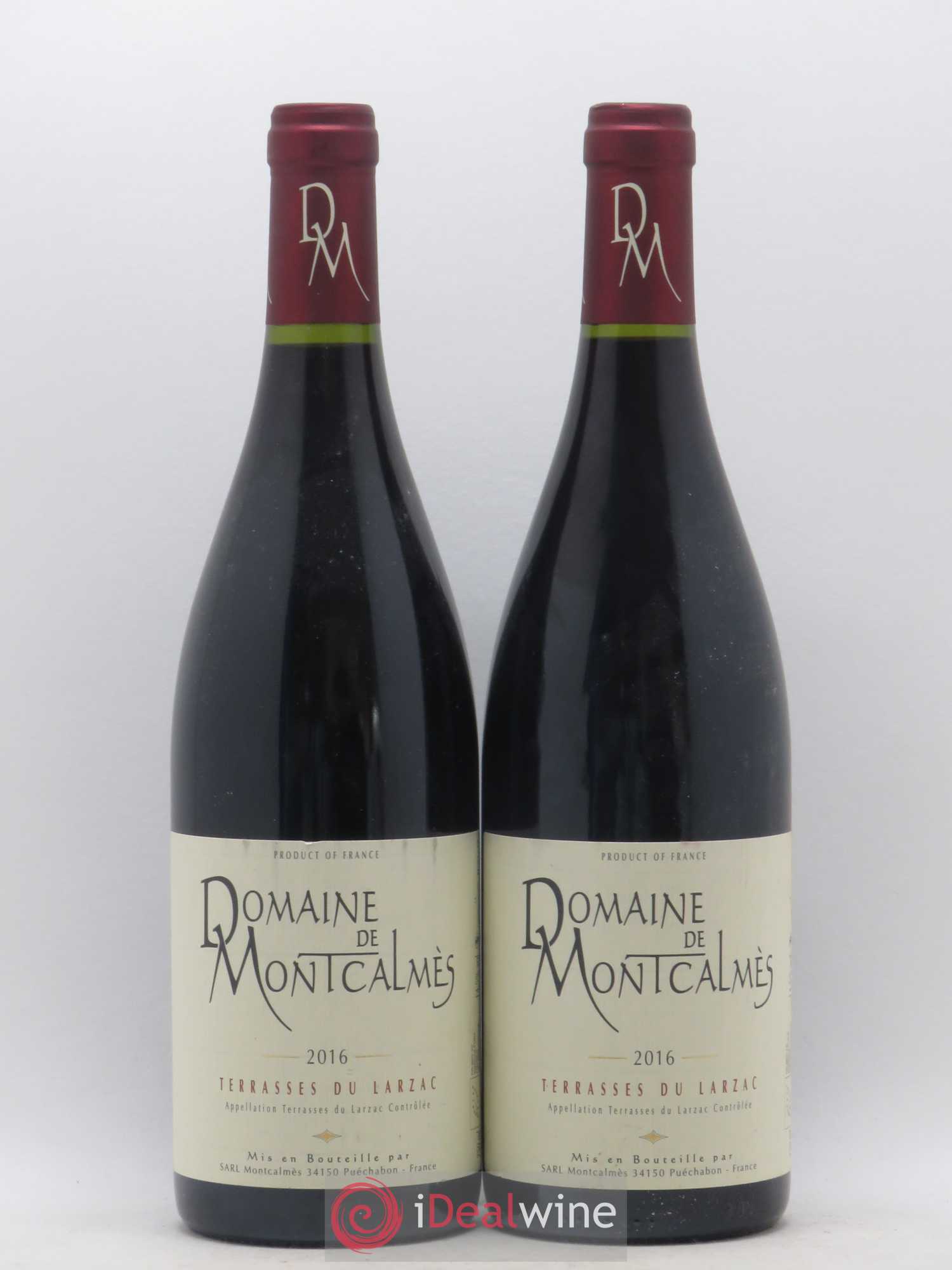 Terrasses du Larzac Domaine de Montcalmès Frédéric Pourtalié 2016 - Lot de 2 bouteilles - 0