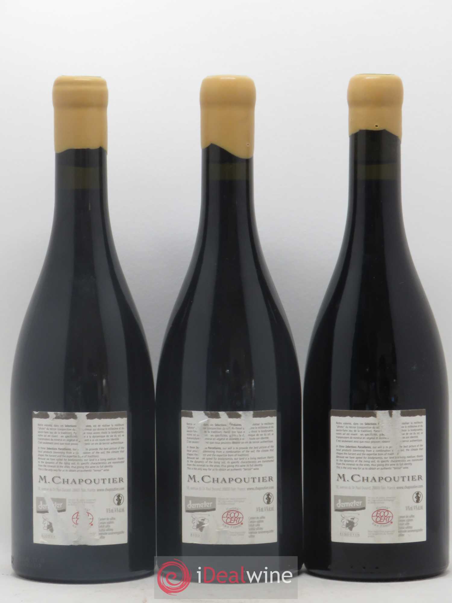 Hermitage Ermitage l'Ermite Chapoutier 2006 - Lot de 3 bouteilles - 1