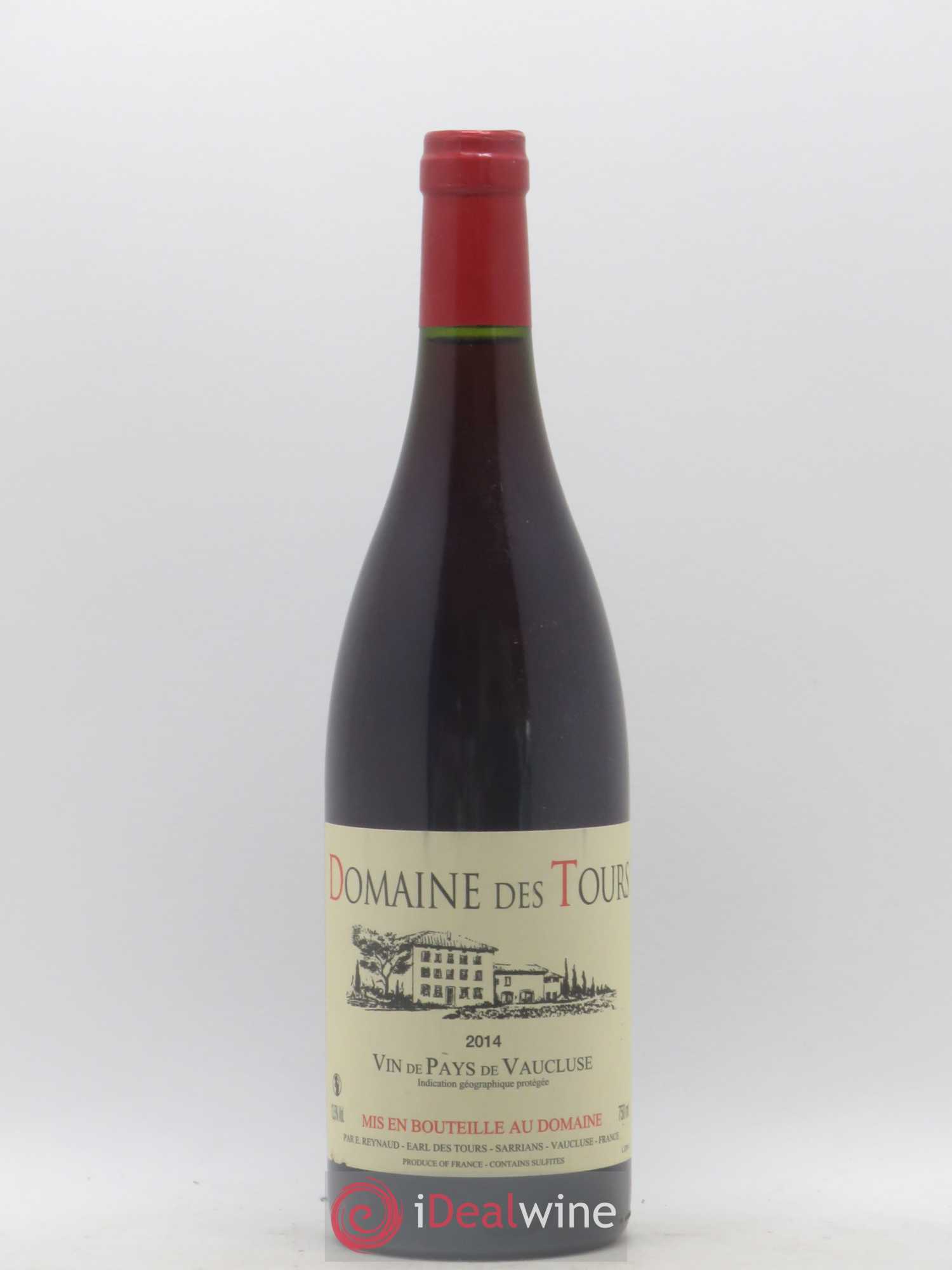 Vaucluse (Vin de Pays de Vaucluse) Domaine des Tours Emmanuel Reynaud 2014 - Lot de 1 bouteille - 0