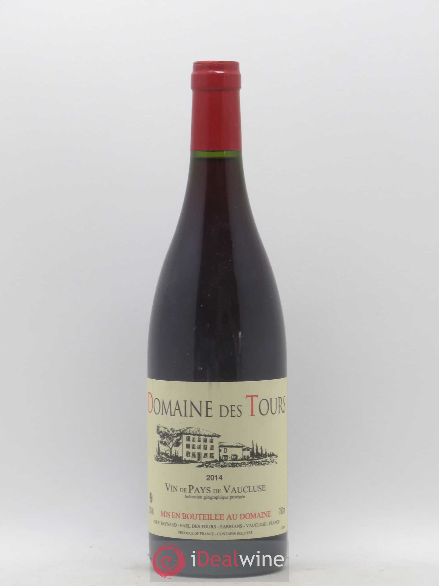 Vaucluse (Vin de Pays de Vaucluse) Domaine des Tours Emmanuel Reynaud 2014 - Lot de 1 bouteille - 0