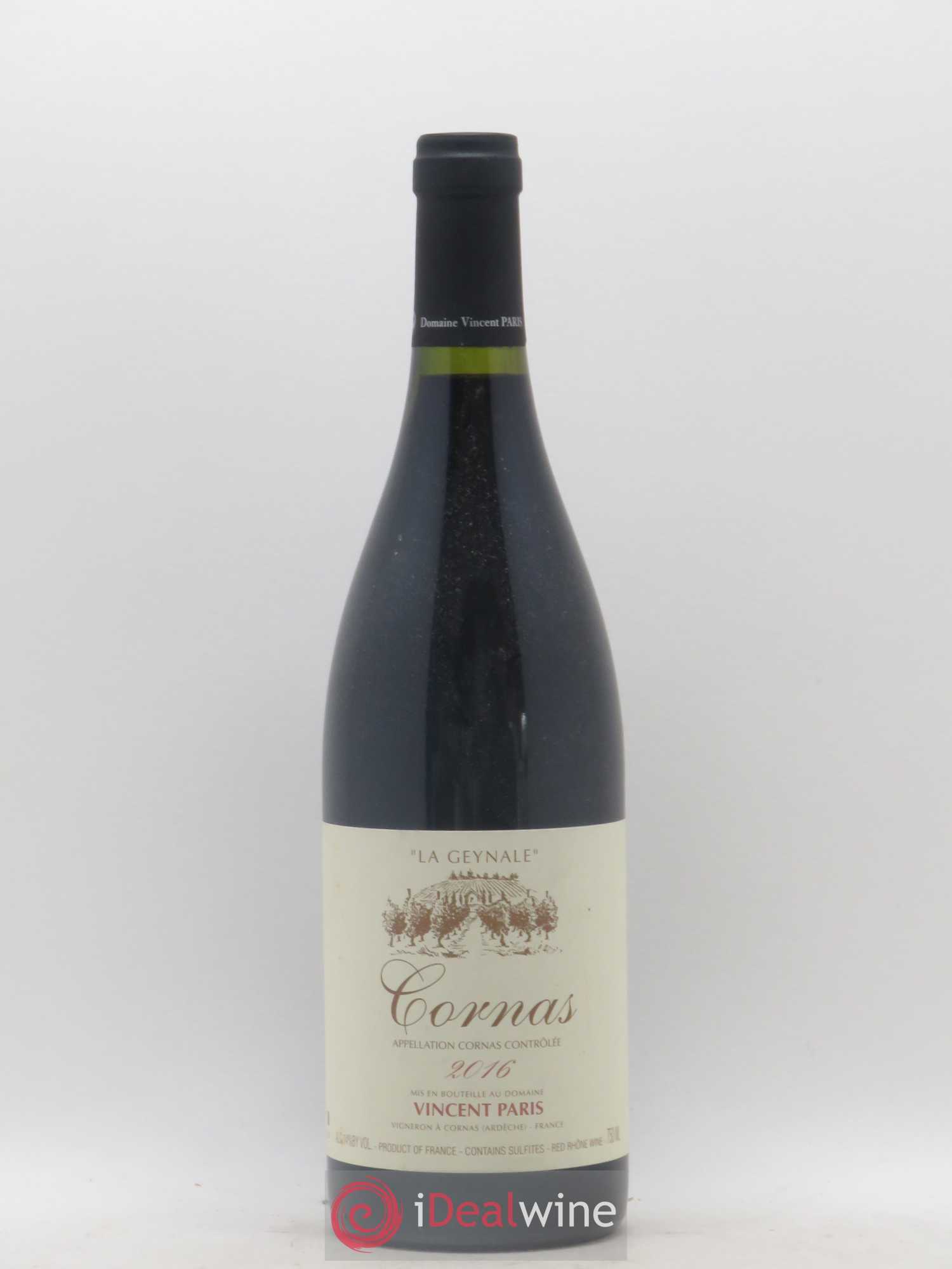 Cornas La Geynale Vincent Paris 2016 - Lot de 1 bouteille - 0