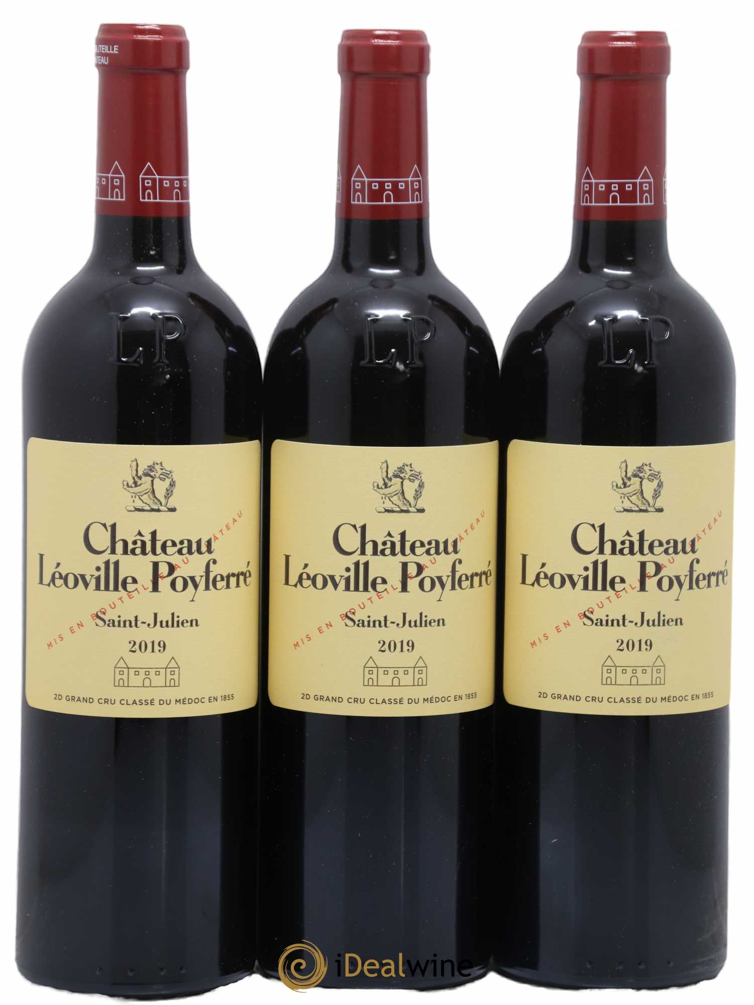 Château Léoville Poyferré 2ème Grand Cru Classé 2019 - Lot de 3 bouteilles - 0