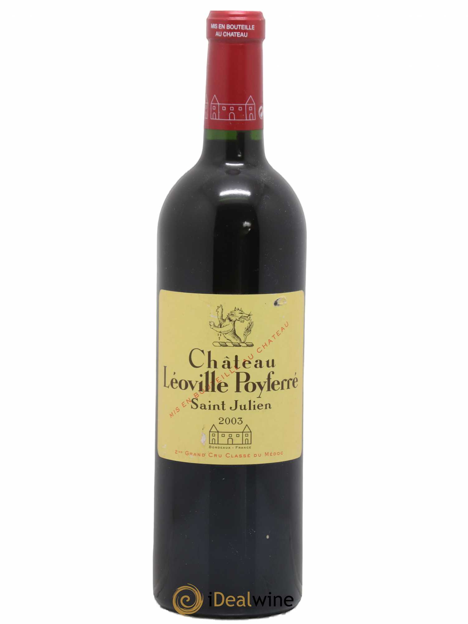 Château Léoville Poyferré 2ème Grand Cru Classé 2003 - Posten von 1 Flasche - 0