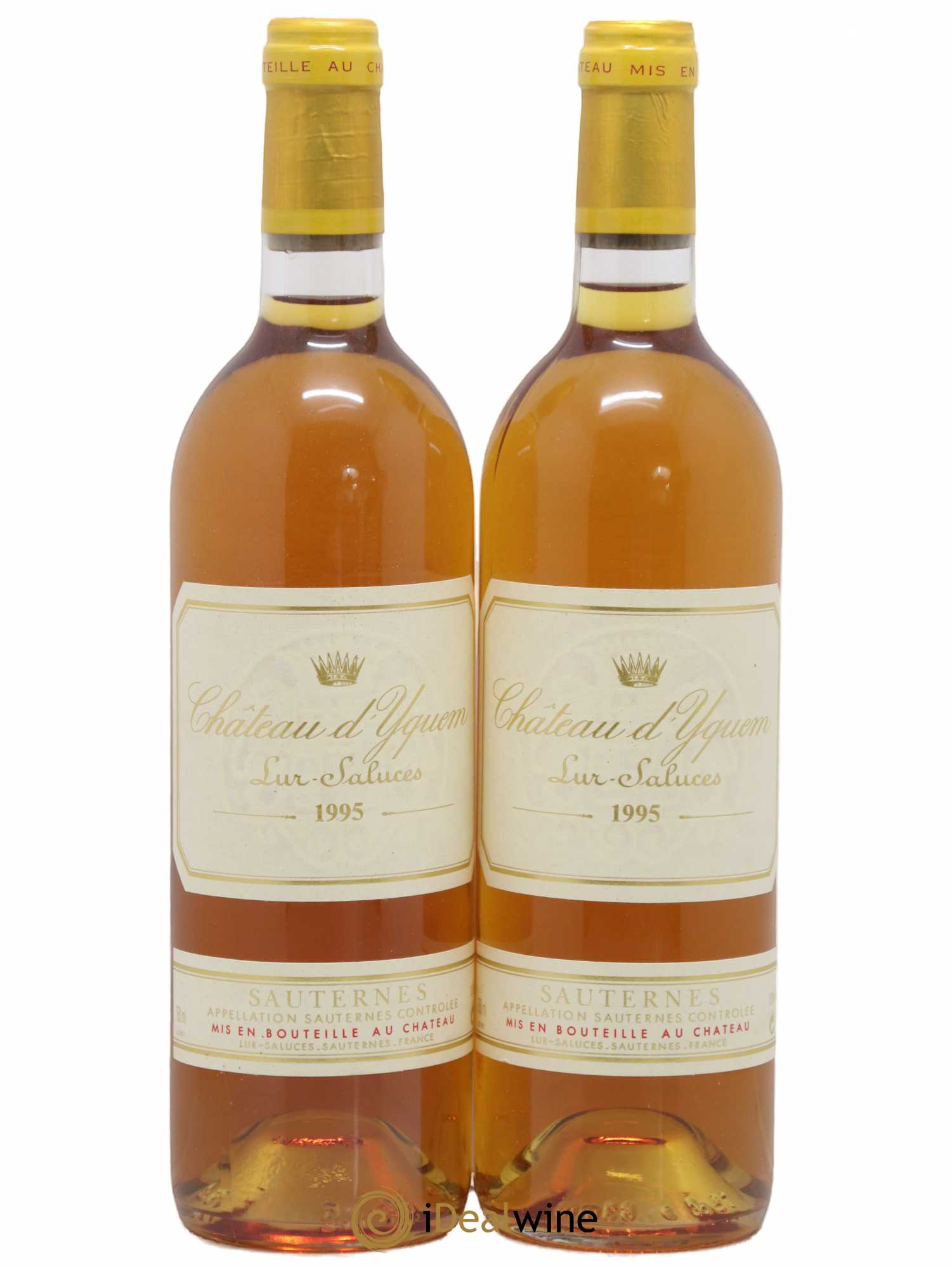 Château d' Yquem 1er Cru Classé Supérieur 1995 - Lotto di 2 bottiglie - 0