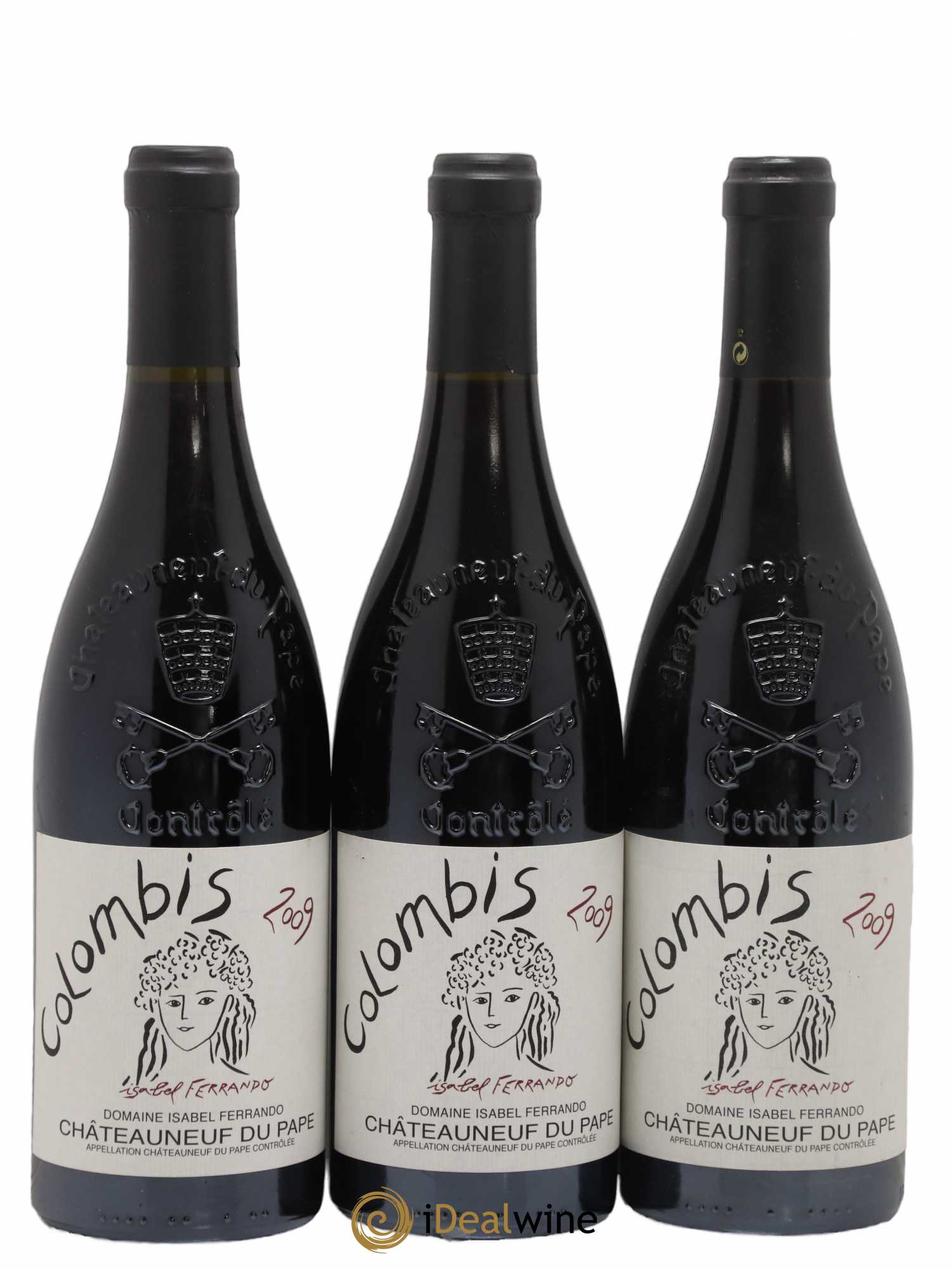 Châteauneuf-du-Pape Colombis Domaine Saint-Préfert 2009 - Lot de 3 bouteilles - 0