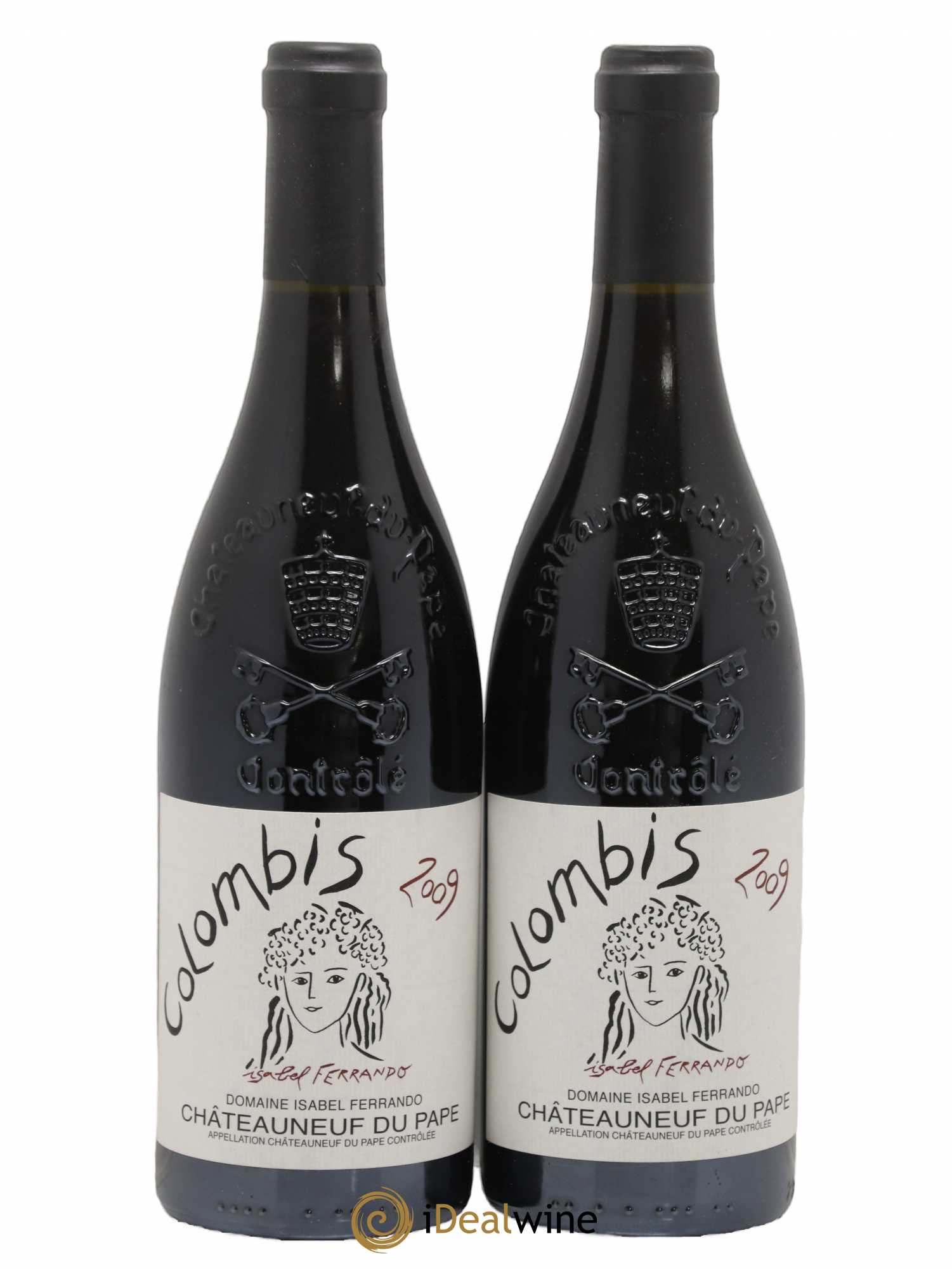 Châteauneuf-du-Pape Colombis Domaine Saint-Préfert 2009 - Lot de 2 bouteilles - 0