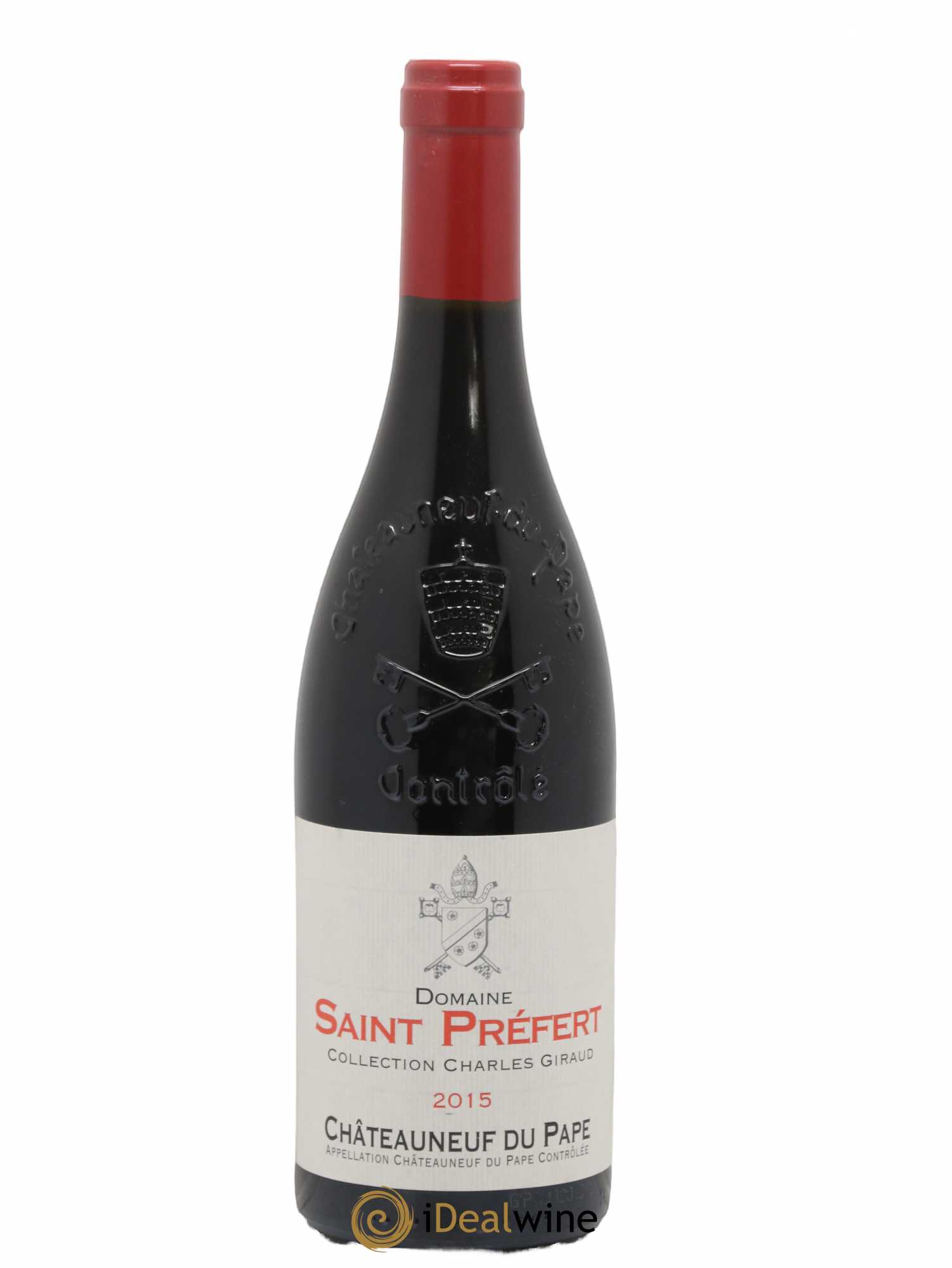 Châteauneuf-du-Pape Collection Charles Giraud Domaine Saint-Préfert 2015 - Lot de 1 bouteille - 0