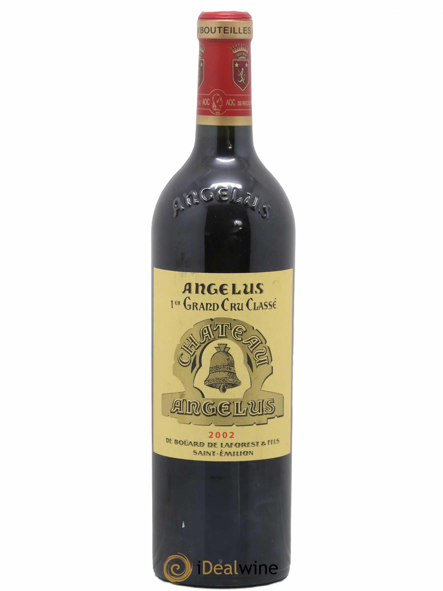 Château Angélus 1er Grand Cru Classé A 2002 - Lot de 1 bouteille - 0