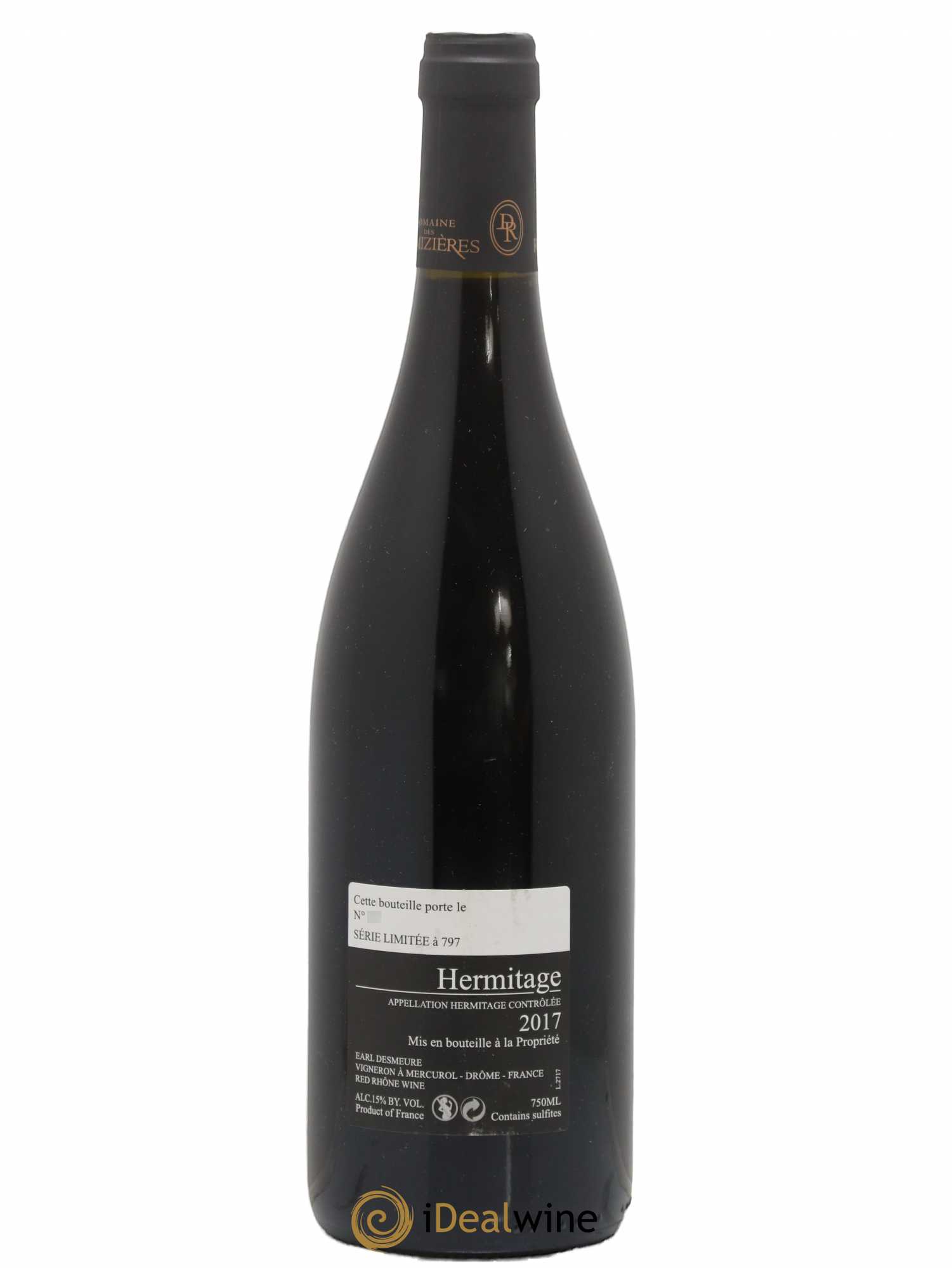 Hermitage Autrement Rémizières (Domaine des) 2017 - Lot de 1 bouteille - 1