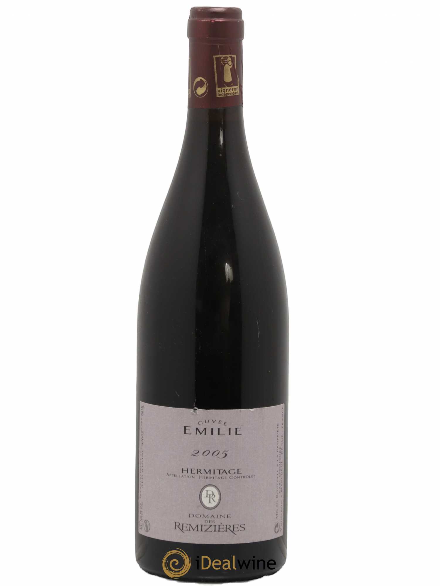 Hermitage Cuvée Emilie Rémizières (Domaine des) 2005 - Lot de 1 bouteille - 0