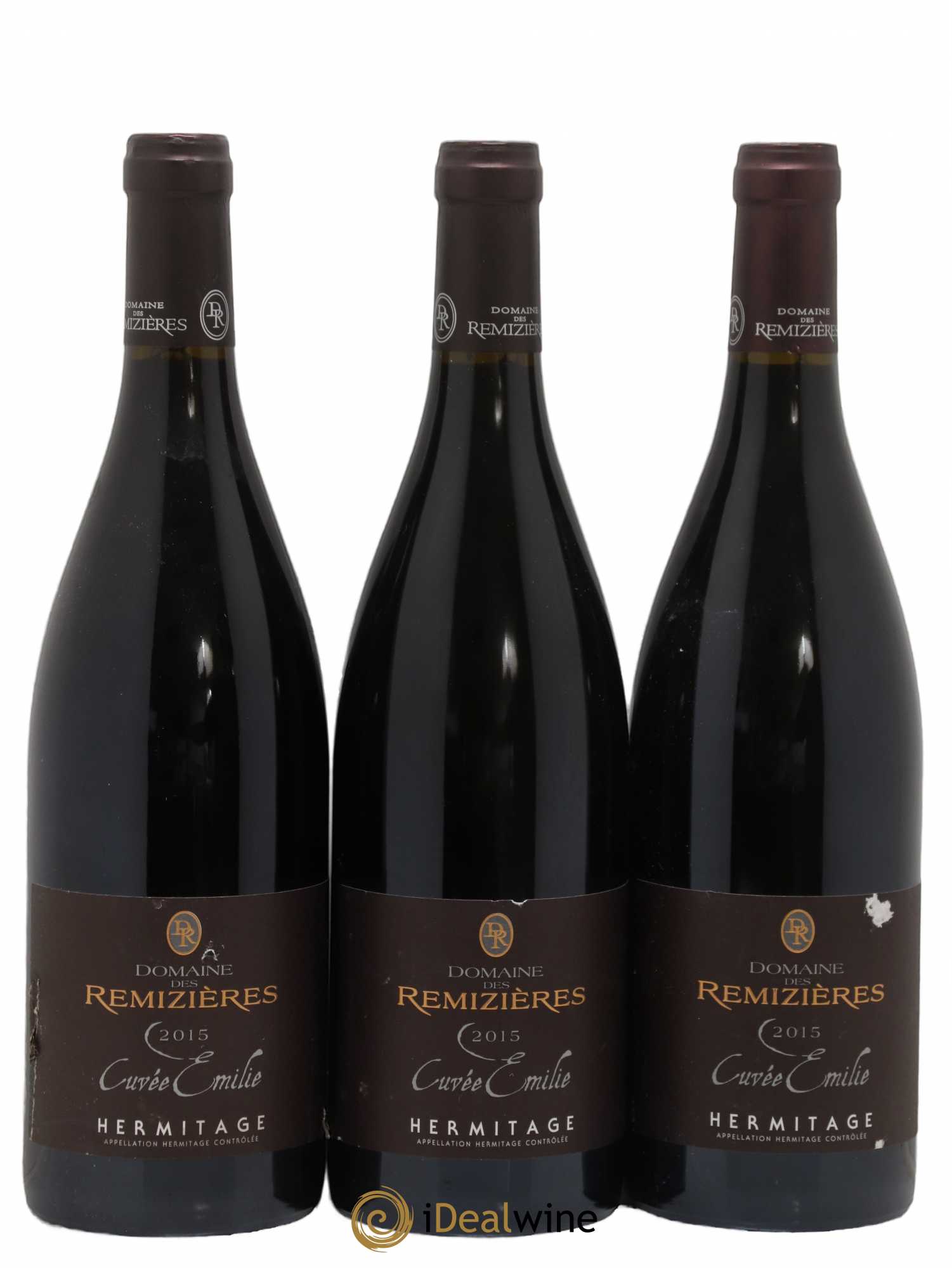 Hermitage Cuvée Emilie Rémizières (Domaine des) 2015 - Lot de 3 bouteilles - 0