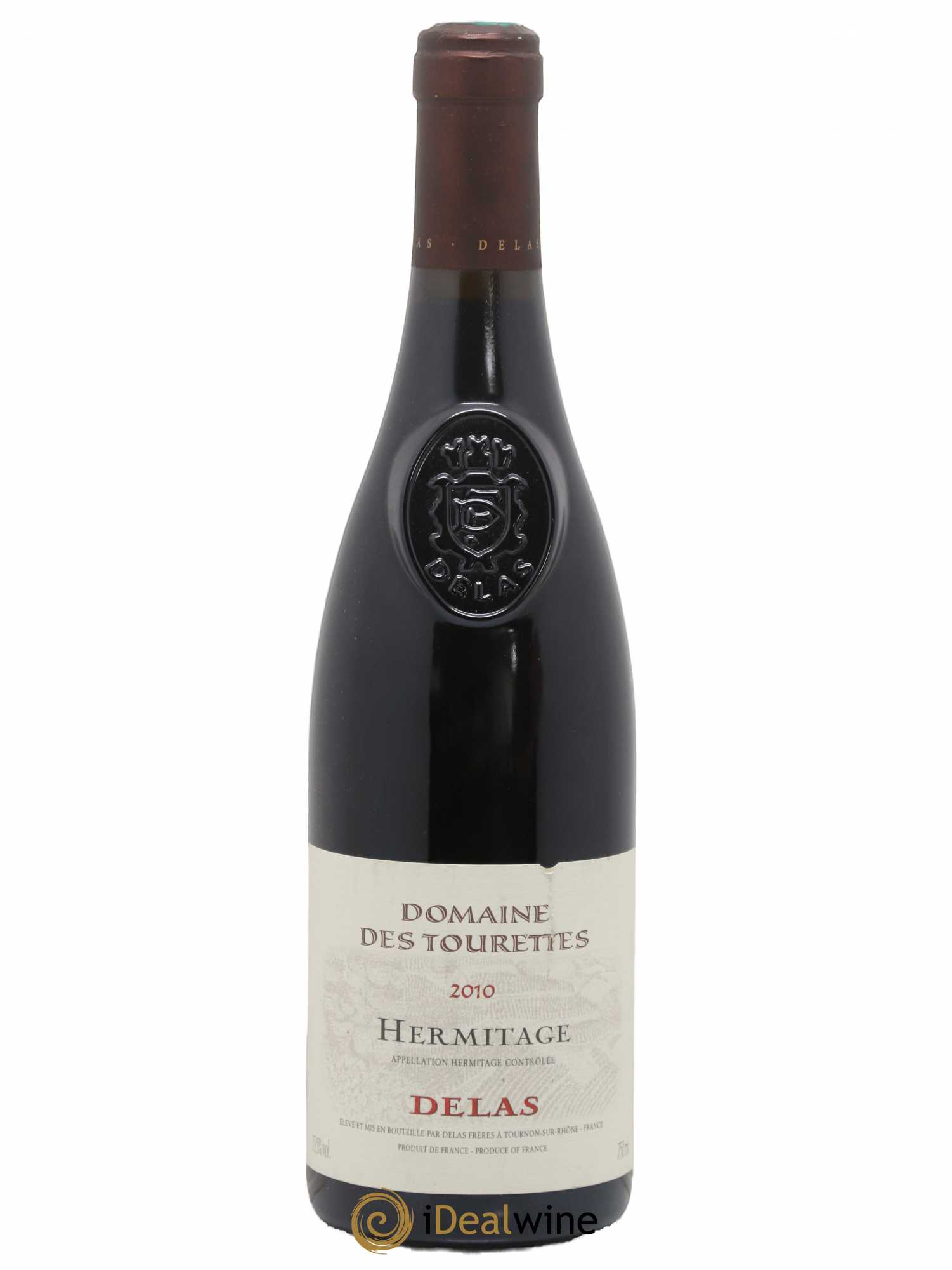 Hermitage Domaine des Tourettes Delas Frères 2010 - Lot de 1 bouteille - 0