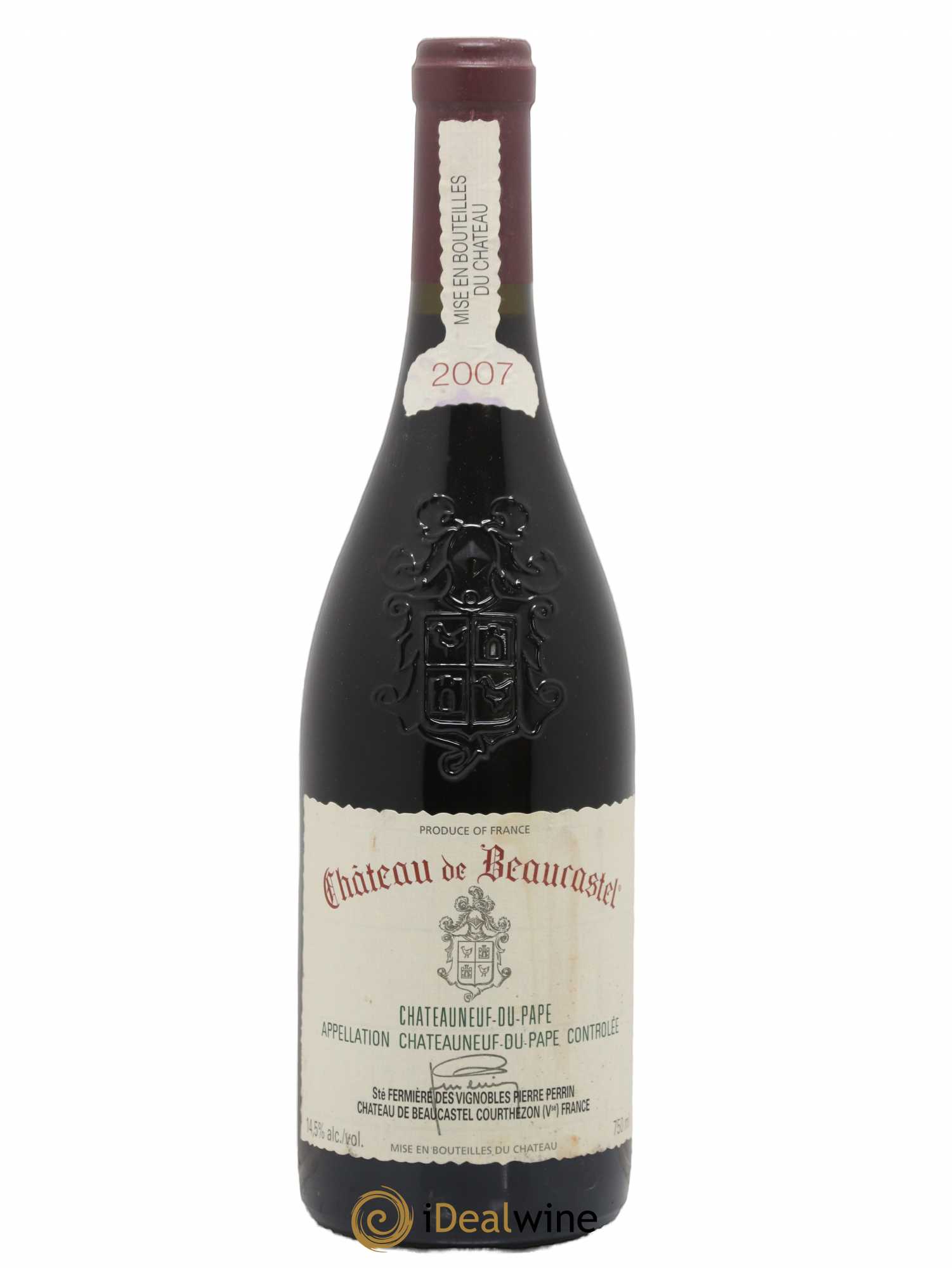 Châteauneuf-du-Pape Château de Beaucastel Famille Perrin 2007 - Lot de 1 bouteille - 0