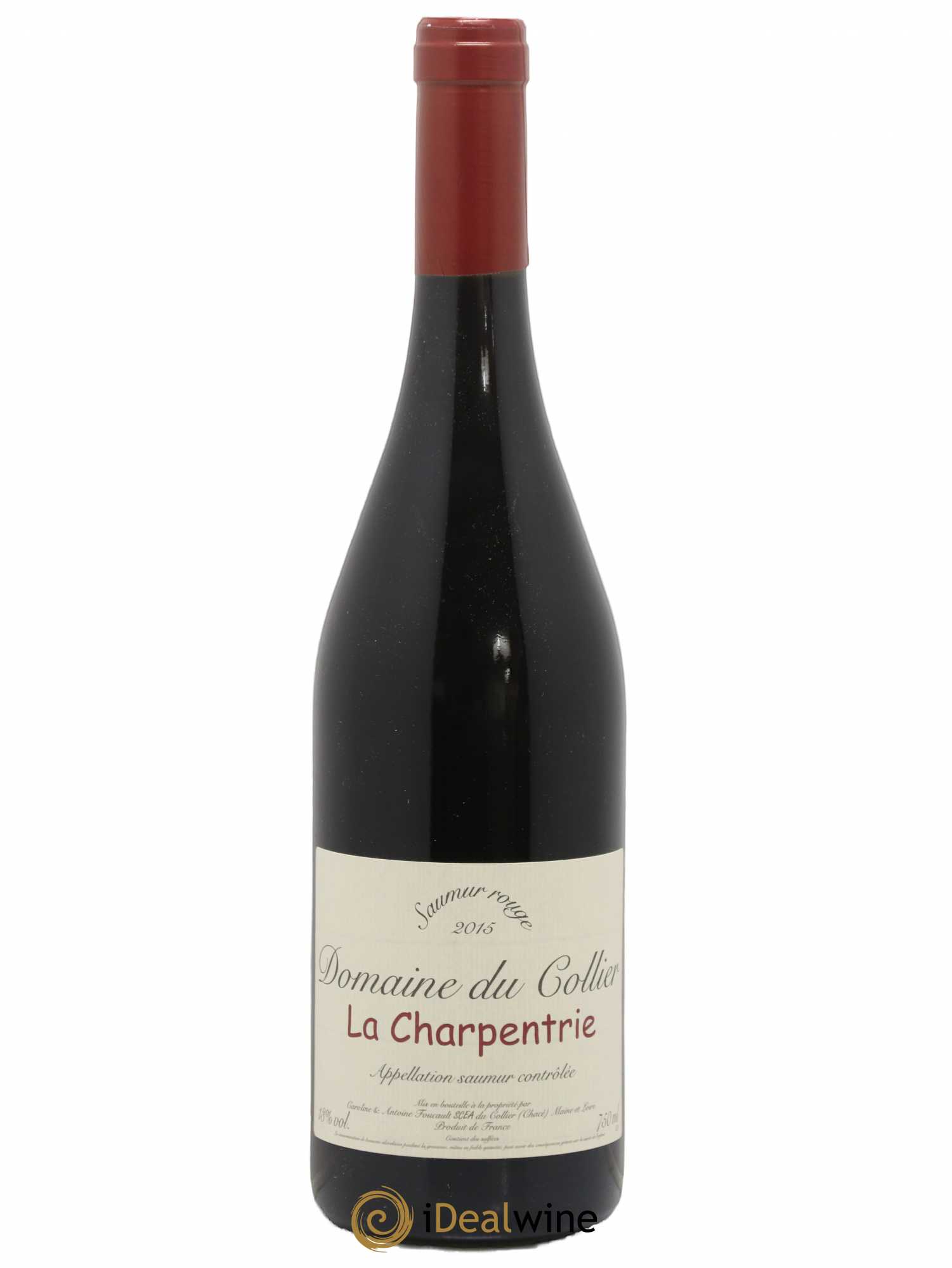 Saumur La Charpentrie Domaine du Collier 2015 - Lot de 1 bouteille - 0