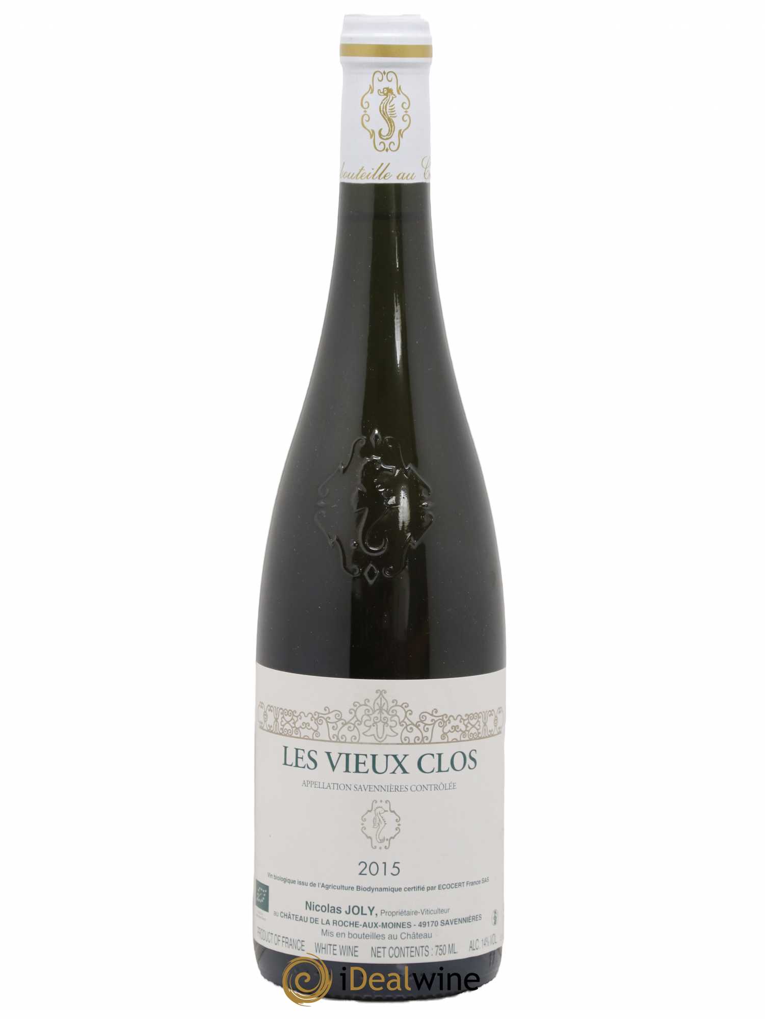 Savennières Les Vieux Clos Vignobles de la Coulée de Serrant - Nicolas Joly 2015 - Lot de 1 bouteille - 0