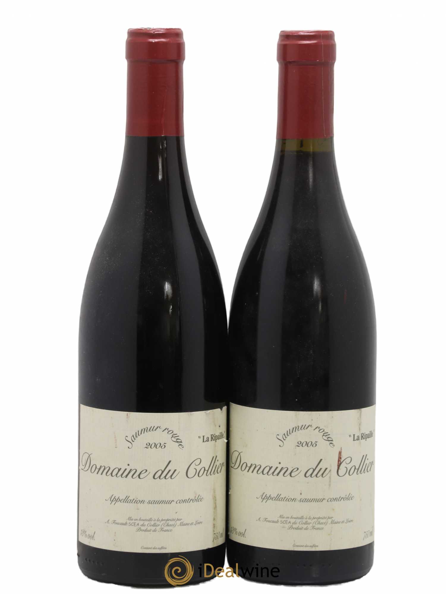 Saumur La Ripaille Domaine du Collier 2005 - Lot de 2 bouteilles - 0