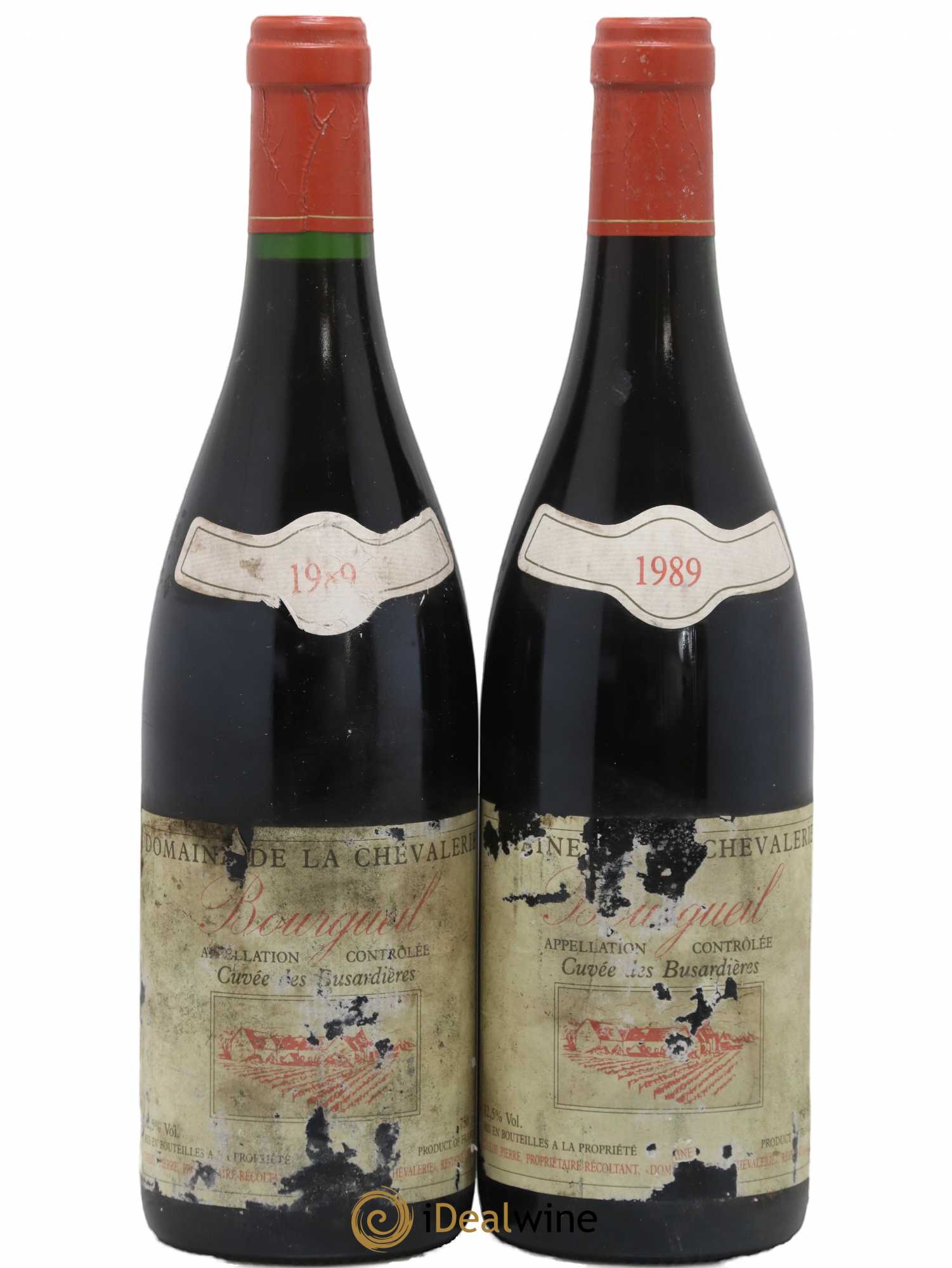 Bourgueil Busardières Domaine de la Chevalerie 1989 - Lot de 2 bouteilles - 0