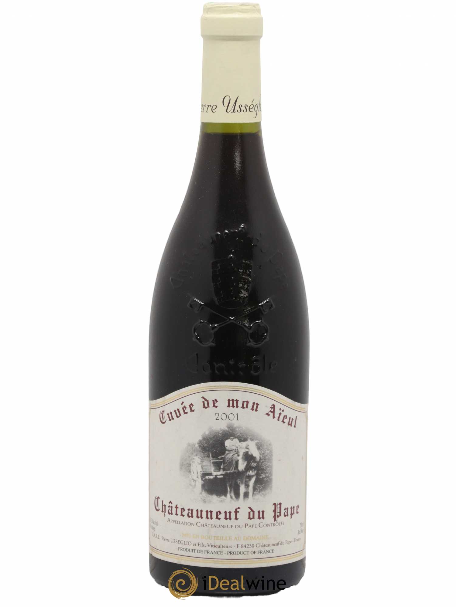 Châteauneuf-du-Pape Cuvée de mon Aïeul Pierre Usseglio & Fils 2001 - Lot de 1 bouteille - 0