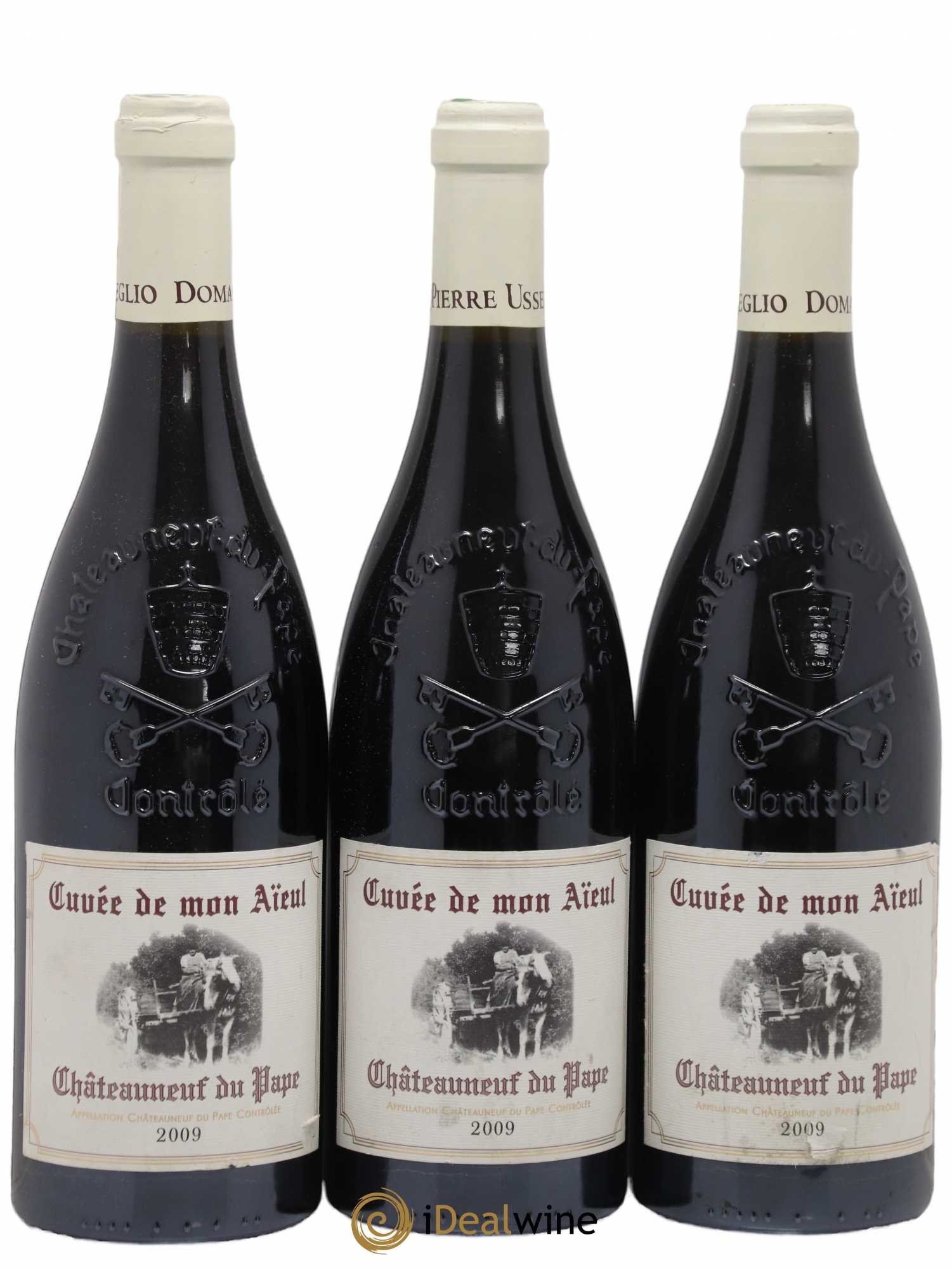 Châteauneuf-du-Pape Cuvée de mon Aïeul Pierre Usseglio & Fils 2009 - Lot de 3 bouteilles - 0
