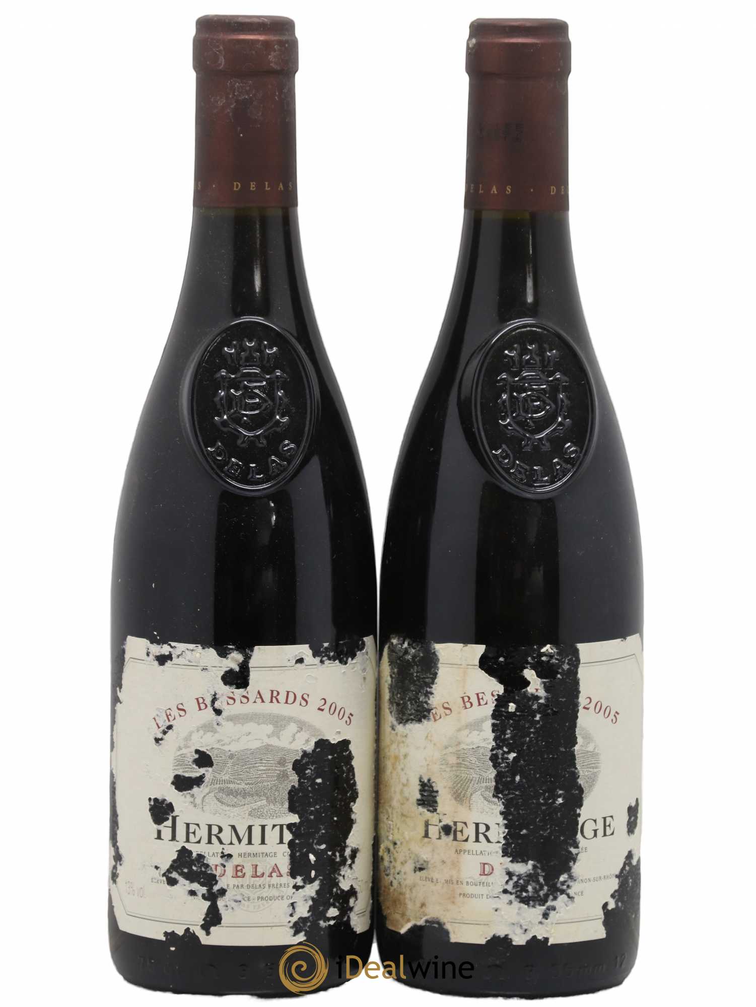 Hermitage Les Bessards Delas Frères 2005 - Lot de 2 bouteilles - 0