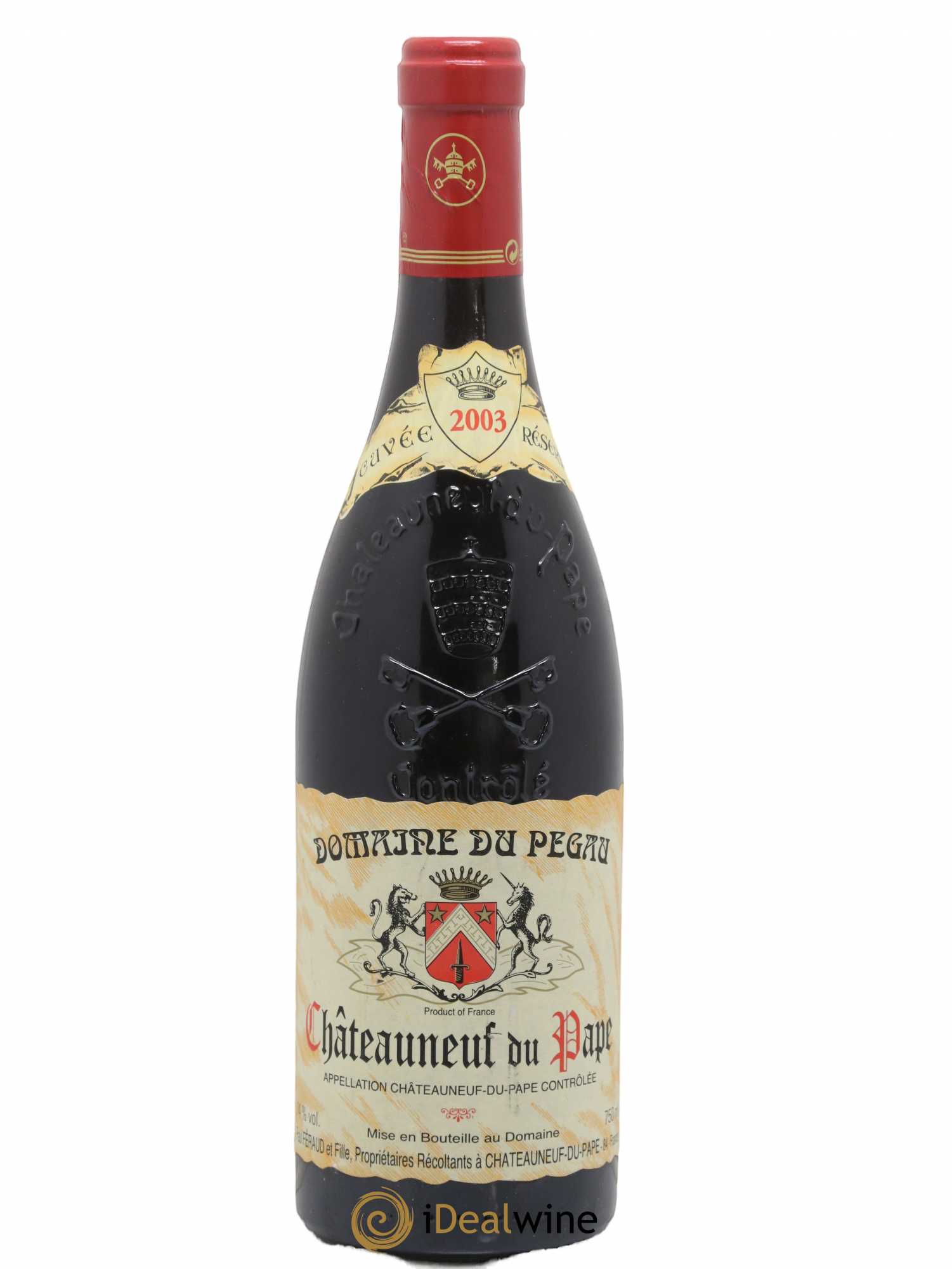 Châteauneuf-du-Pape Domaine du Pégau Cuvée Réservée Paul et Laurence Féraud 2003 - Lot de 1 bouteille - 0
