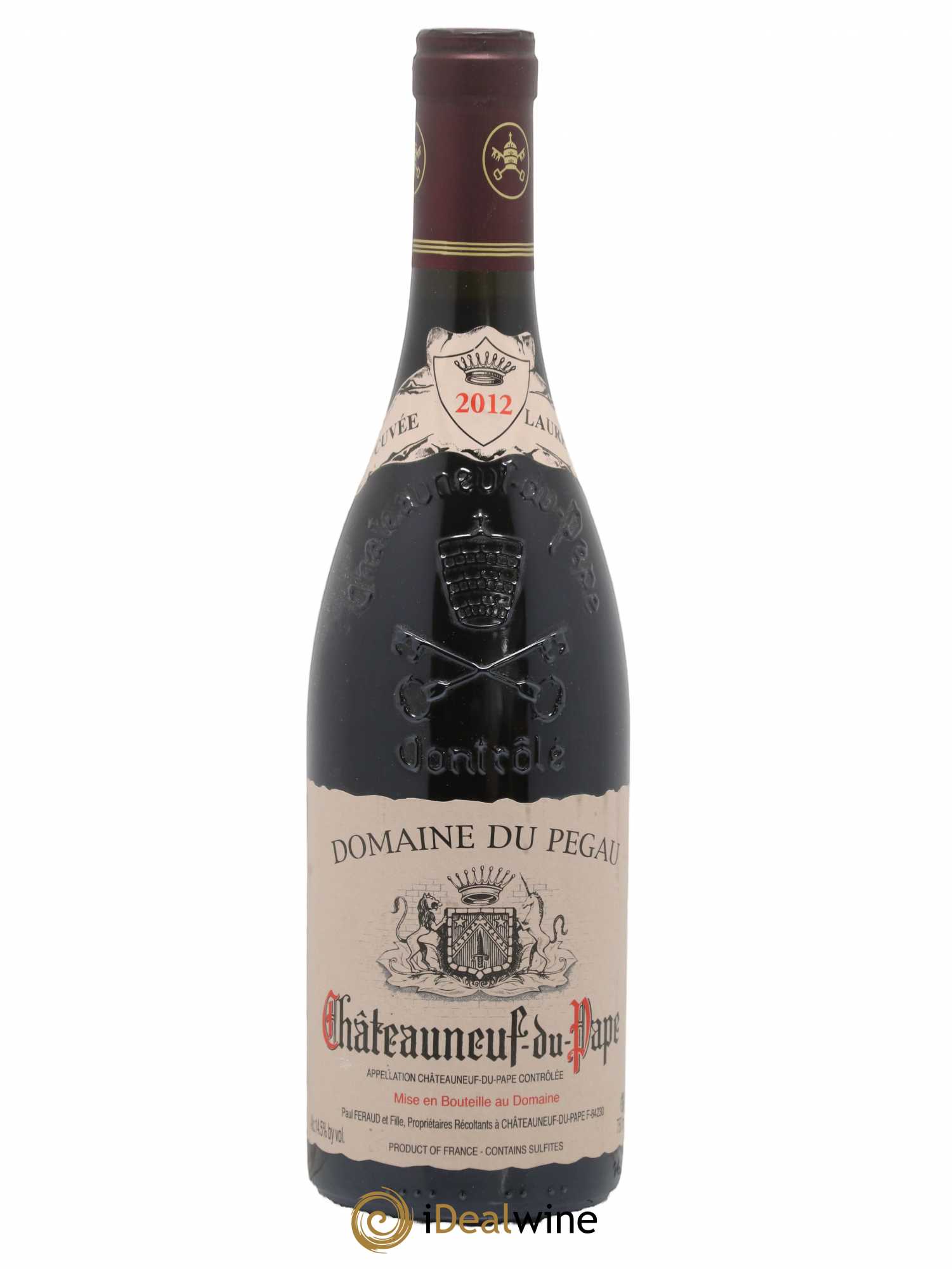 Châteauneuf-du-Pape Domaine du Pégau Cuvée Laurence Paul et Laurence Féraud 2012 - Lot de 1 bouteille - 0