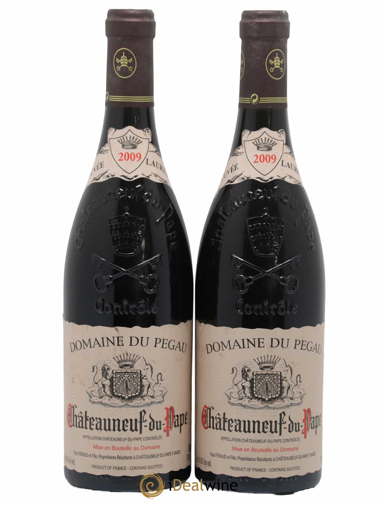 Châteauneuf-du-Pape Domaine du Pégau Cuvée Laurence Paul et Laurence Féraud 2009 - Lot de 2 bouteilles - 0
