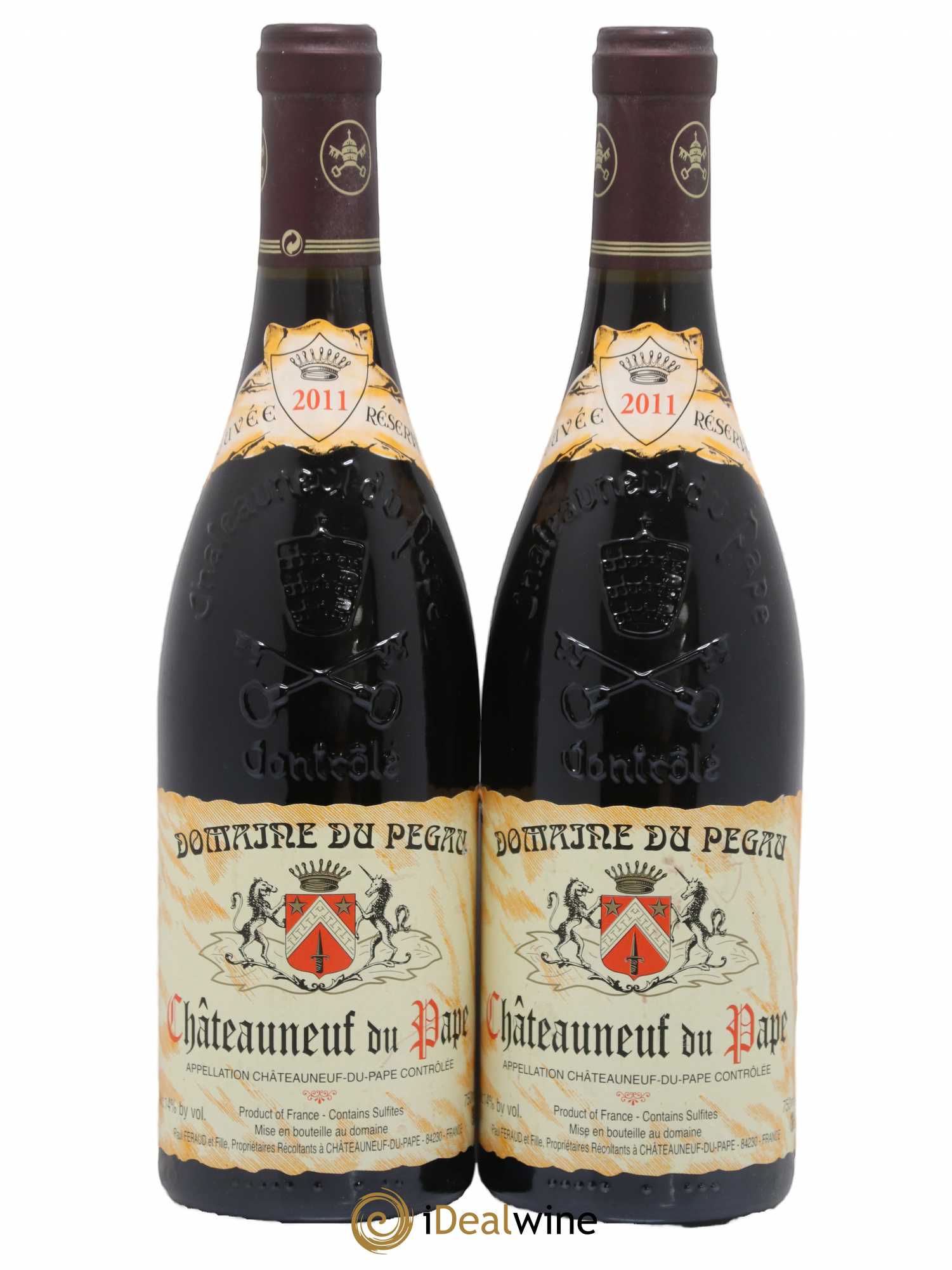 Châteauneuf-du-Pape Domaine du Pégau Cuvée Réservée Paul et Laurence Féraud 2011 - Lot de 2 bouteilles - 0