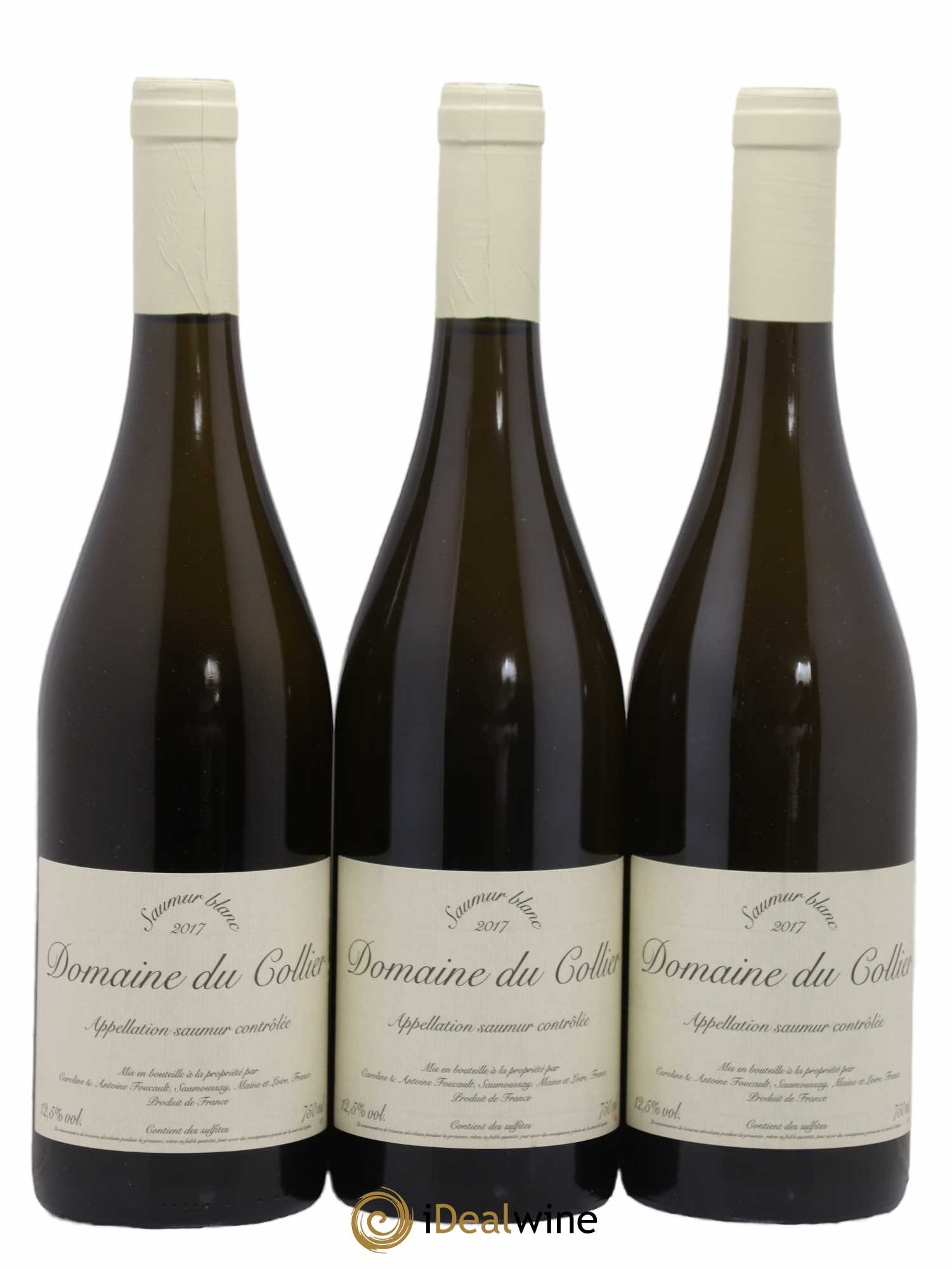 Saumur Domaine du Collier 2017 - Lot de 3 bouteilles - 0
