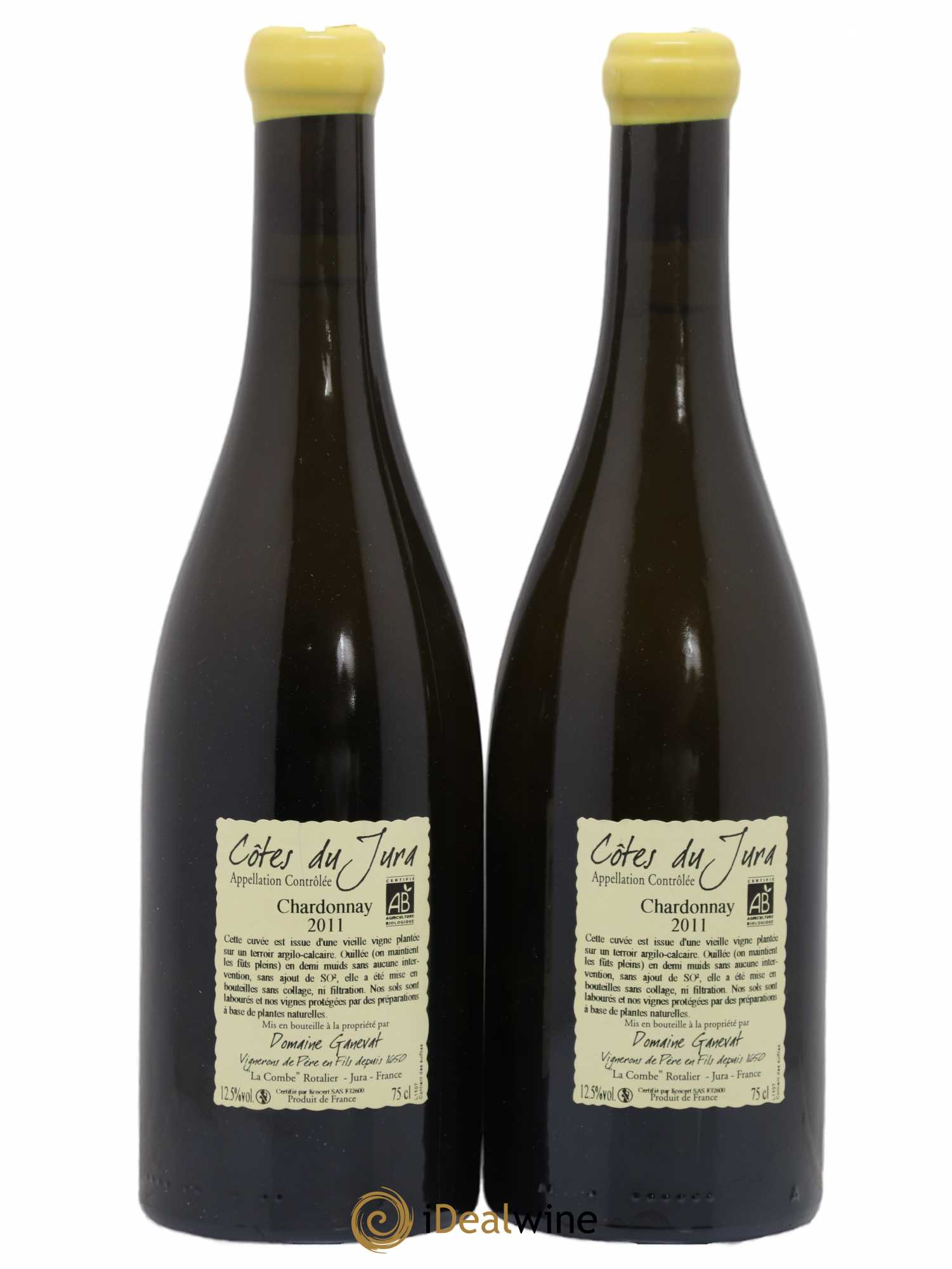 Côtes du Jura Les Chamois du Paradis Jean-François Ganevat (Domaine) 2011 - Lot de 2 bouteilles - 1