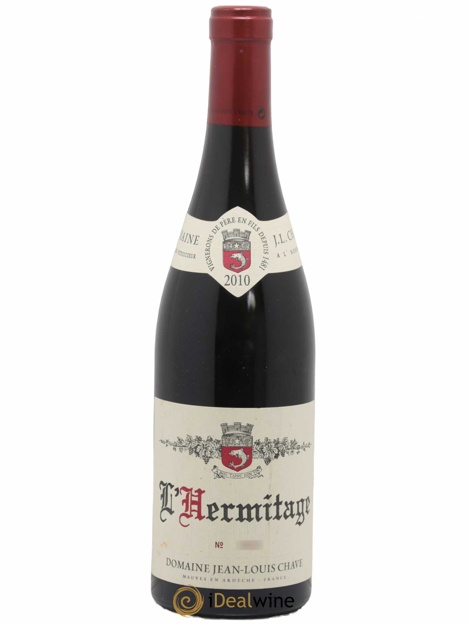 Hermitage Jean-Louis Chave 2010 - Lot de 1 bouteille - 0