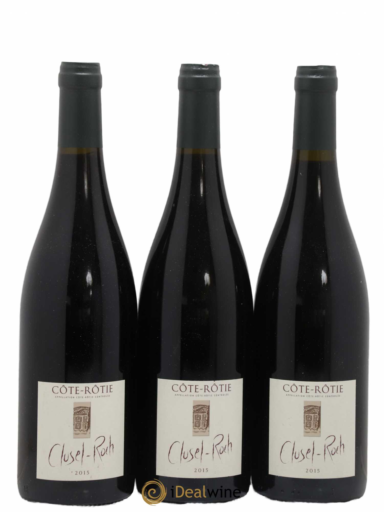 Côte-Rôtie Clusel-Roch 2015 - Lot de 3 bouteilles - 0