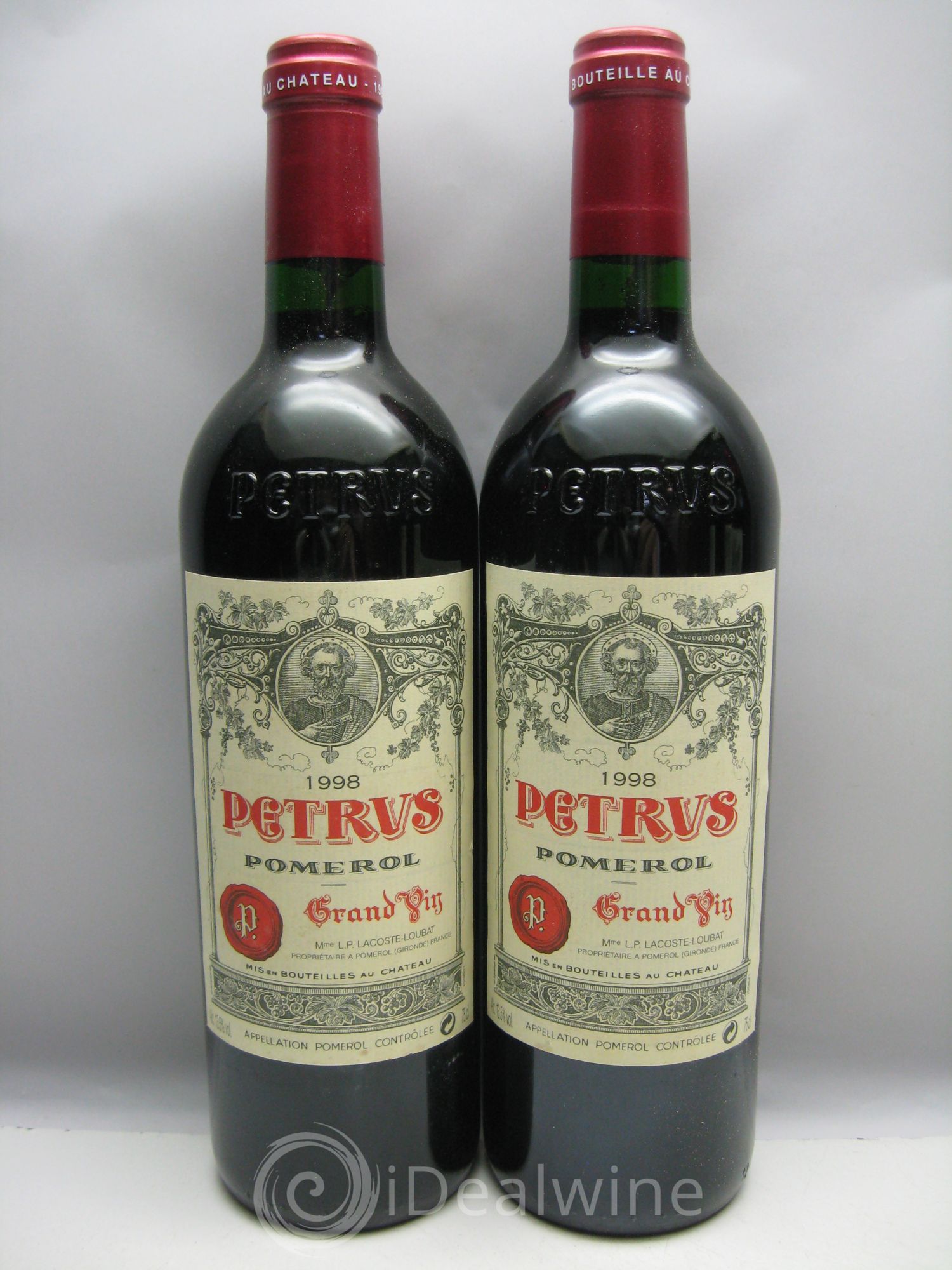 Petrus 1998 - Lot de 6 bouteilles - 0
