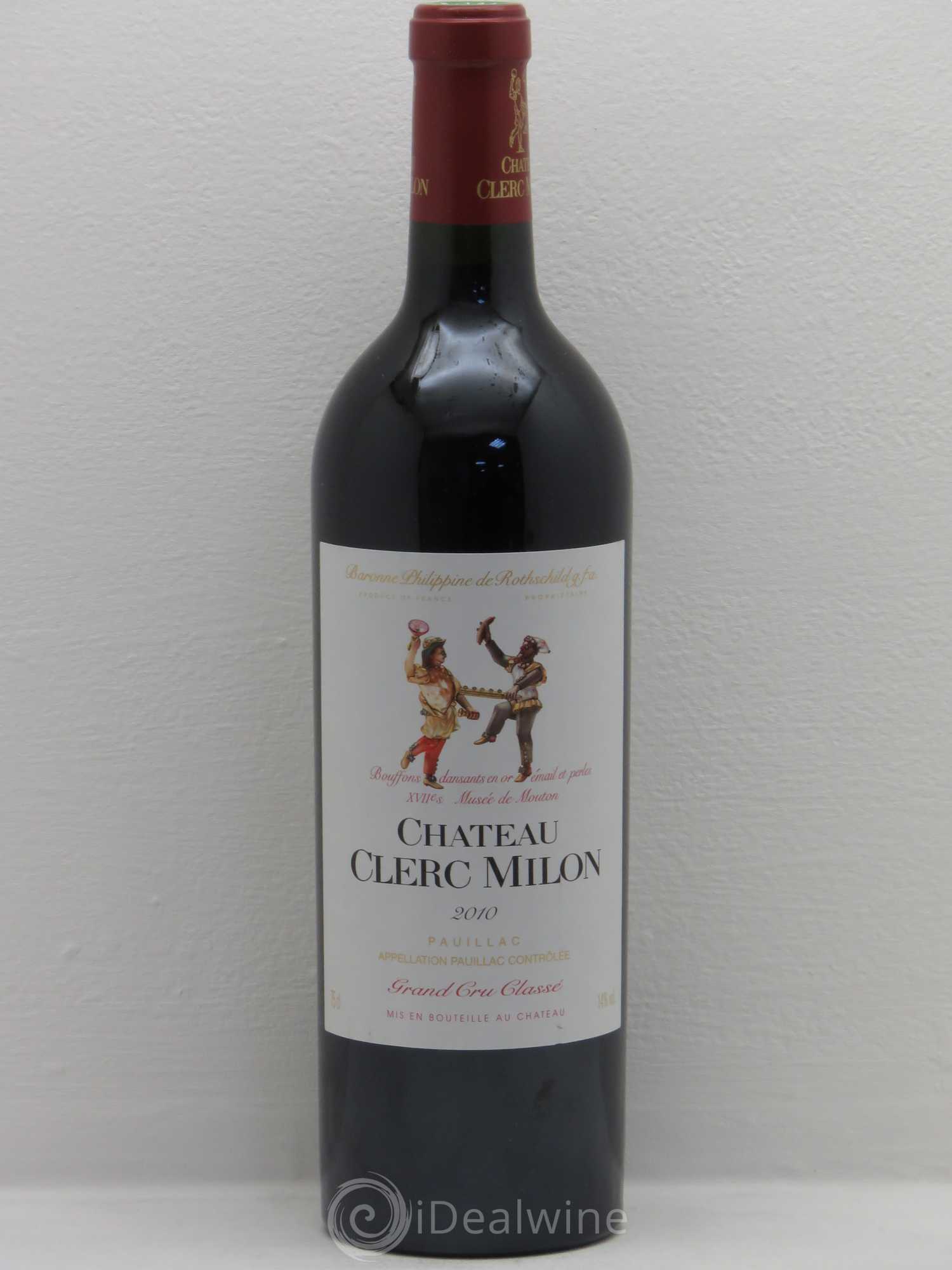Château Clerc Milon 5ème Grand Cru Classé 2010 - Lot de 1 bouteille - 0